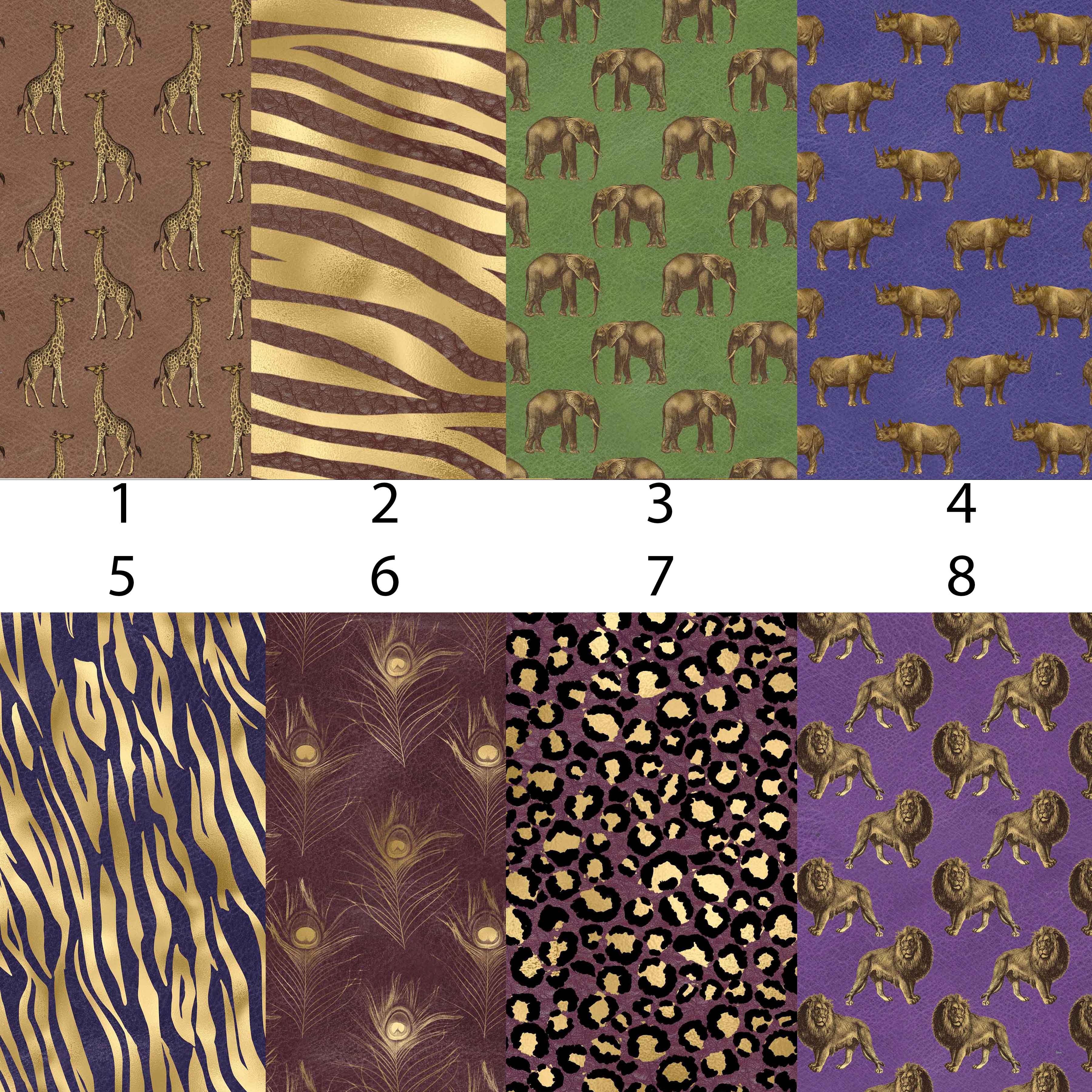 Gold Animal Prints Vinyl