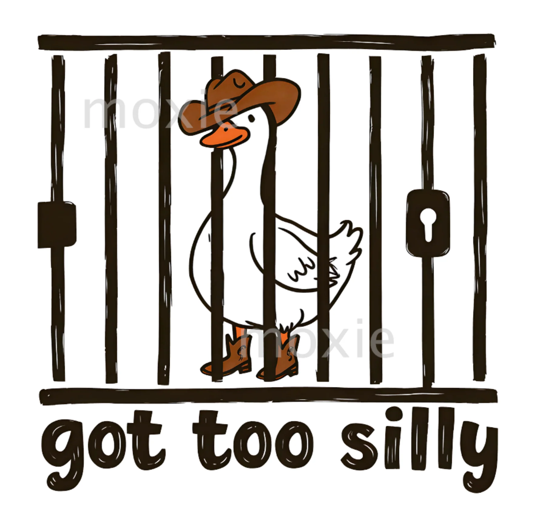 Got Too Silly UV DTF Decal