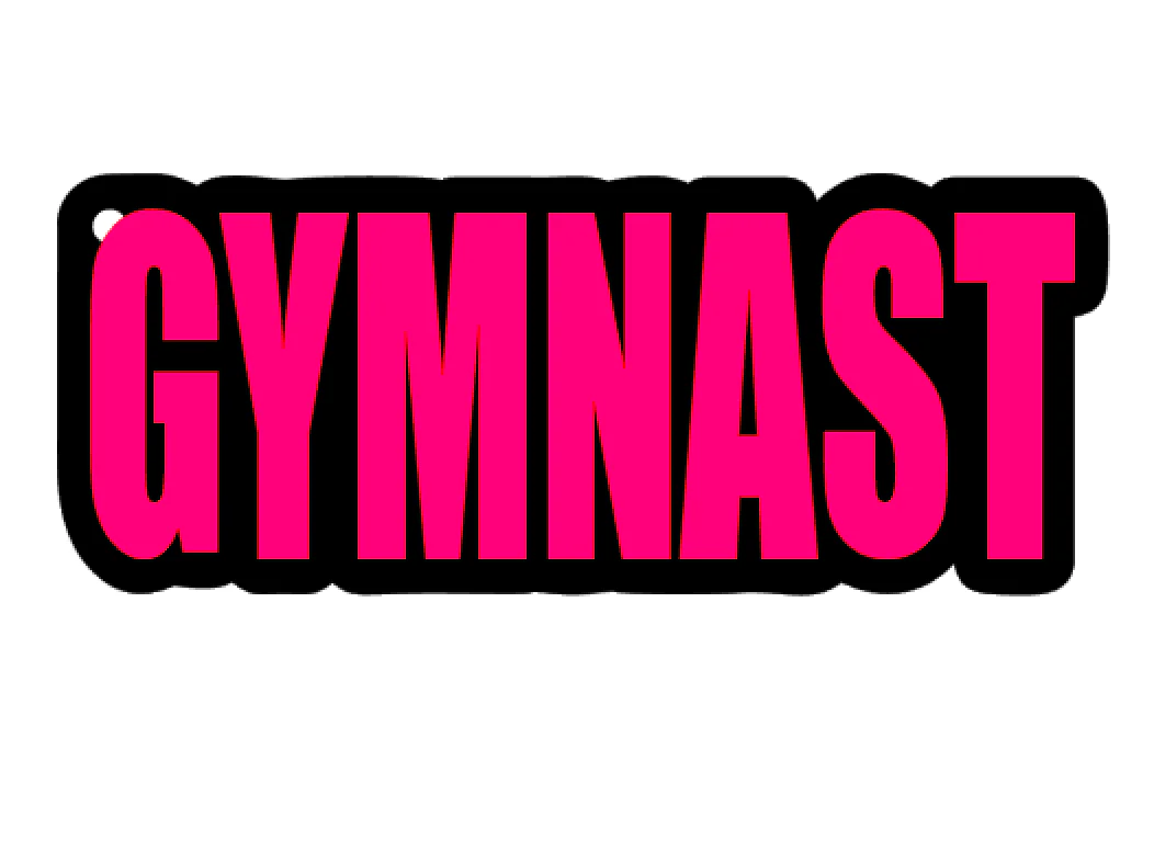 GYMNAST Acrylic Blank - Image 2