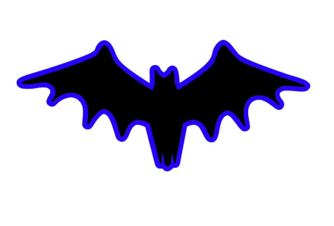Halloween Bat Acrylic Blank - Image 2