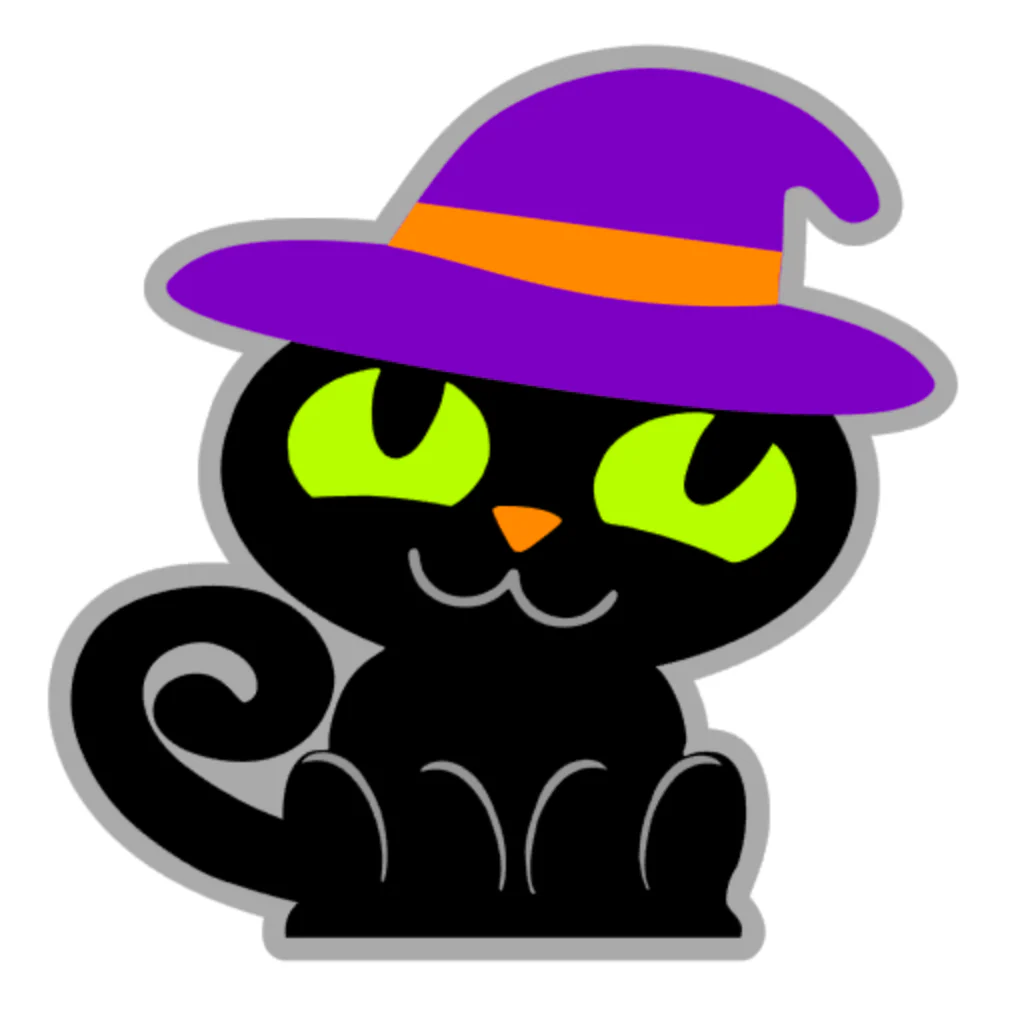 Halloween Cat Acrylic Blank - Image 2