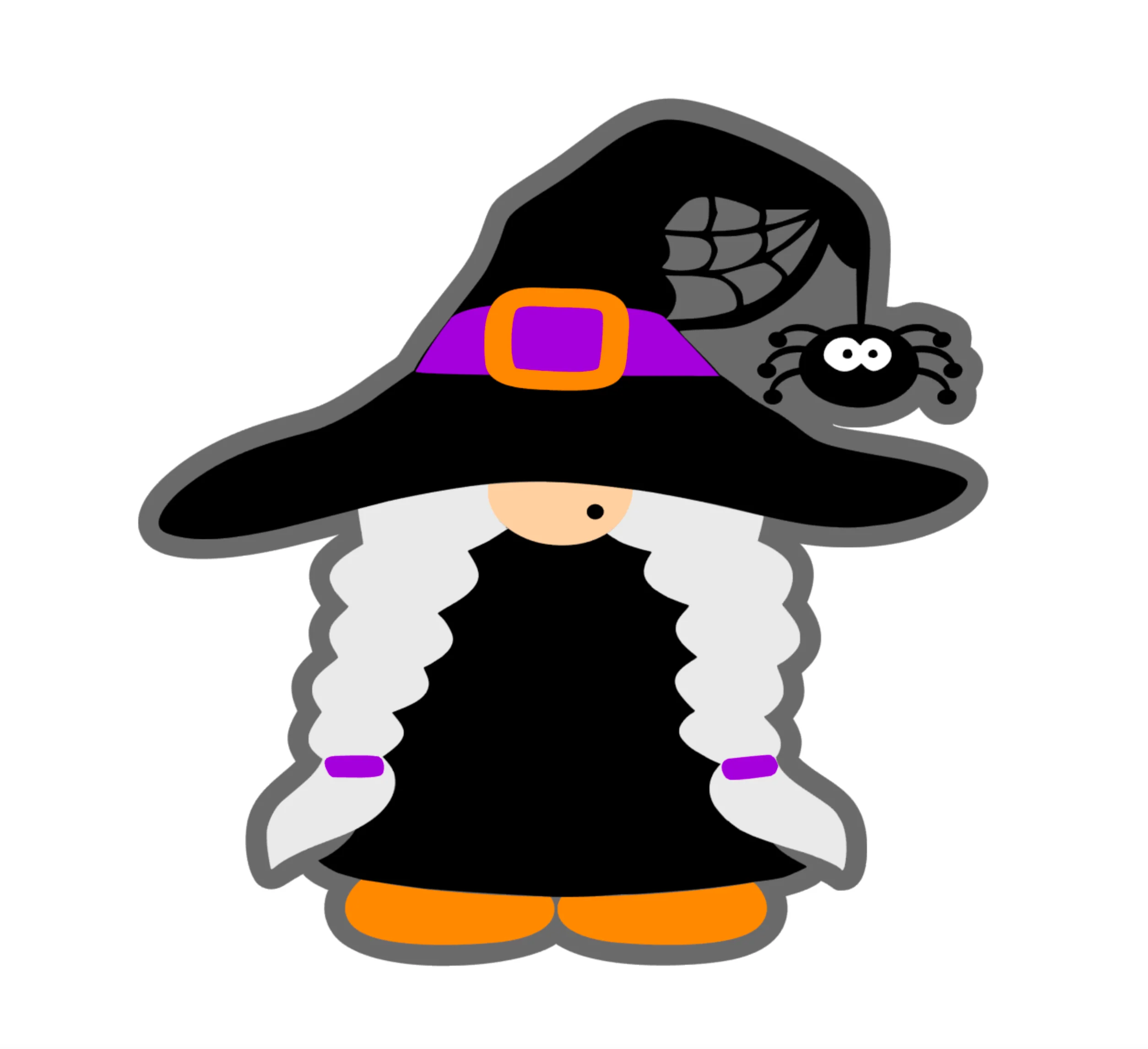 Halloween Gnome Acrylic Blank
