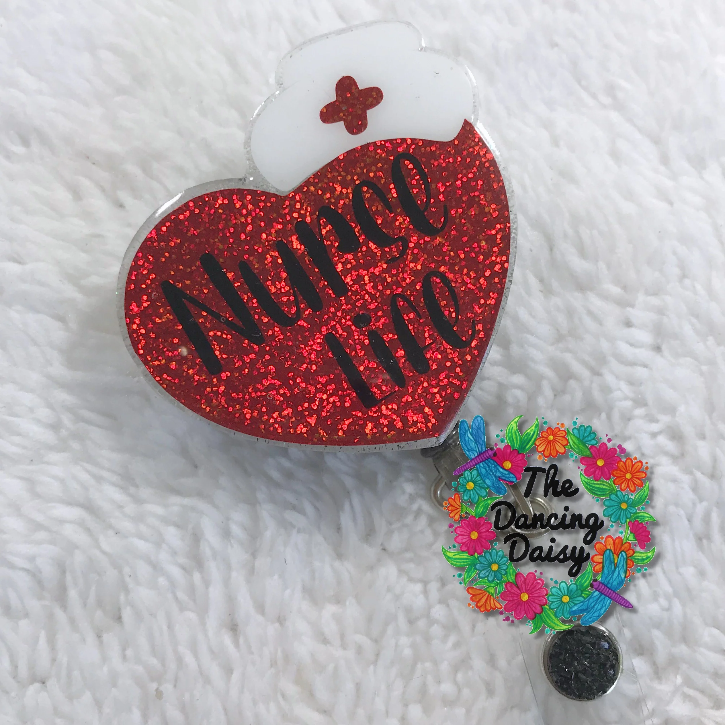 Heart Nurse Cap Acrylic Blank - Image 3