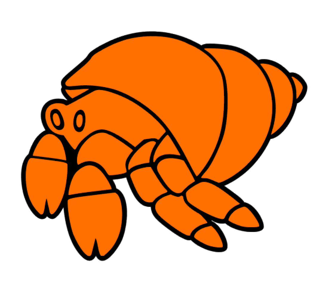 Hermit Crab Acrylic Blank - Image 2