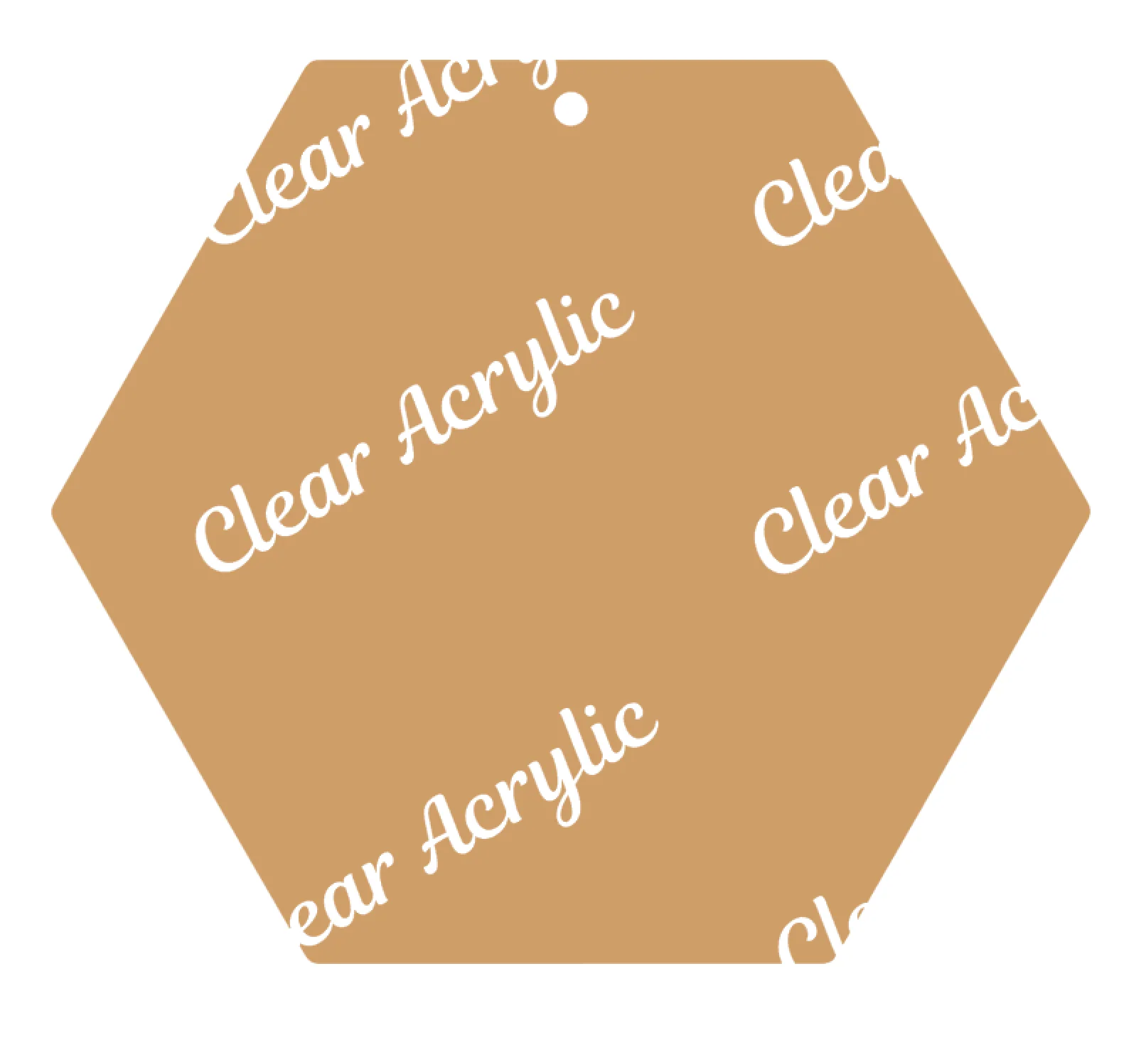 Hexagon Acrylic Blank