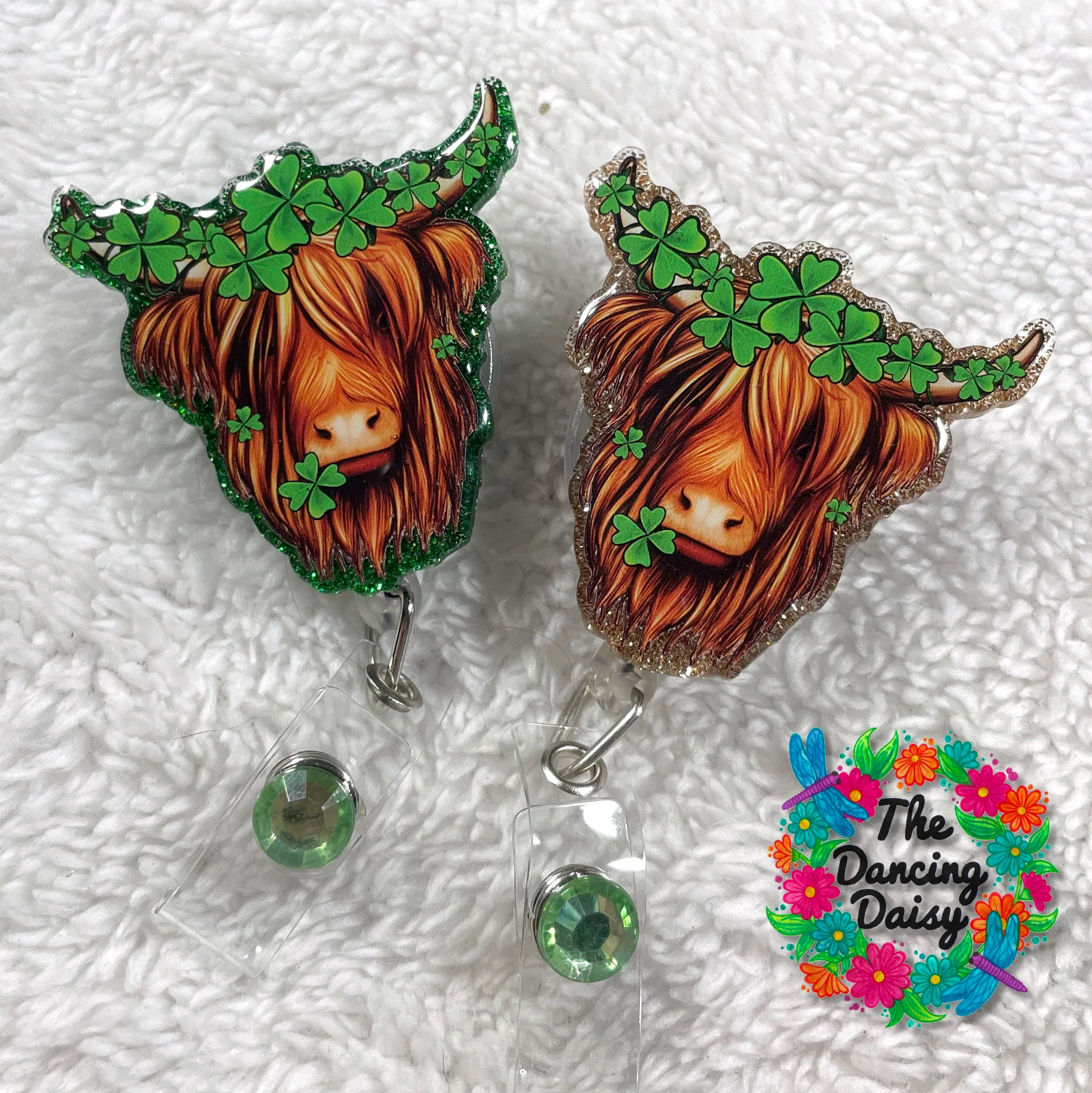 Highland Clover Cow Decal & Acrylic Blank COMBO - Image 2