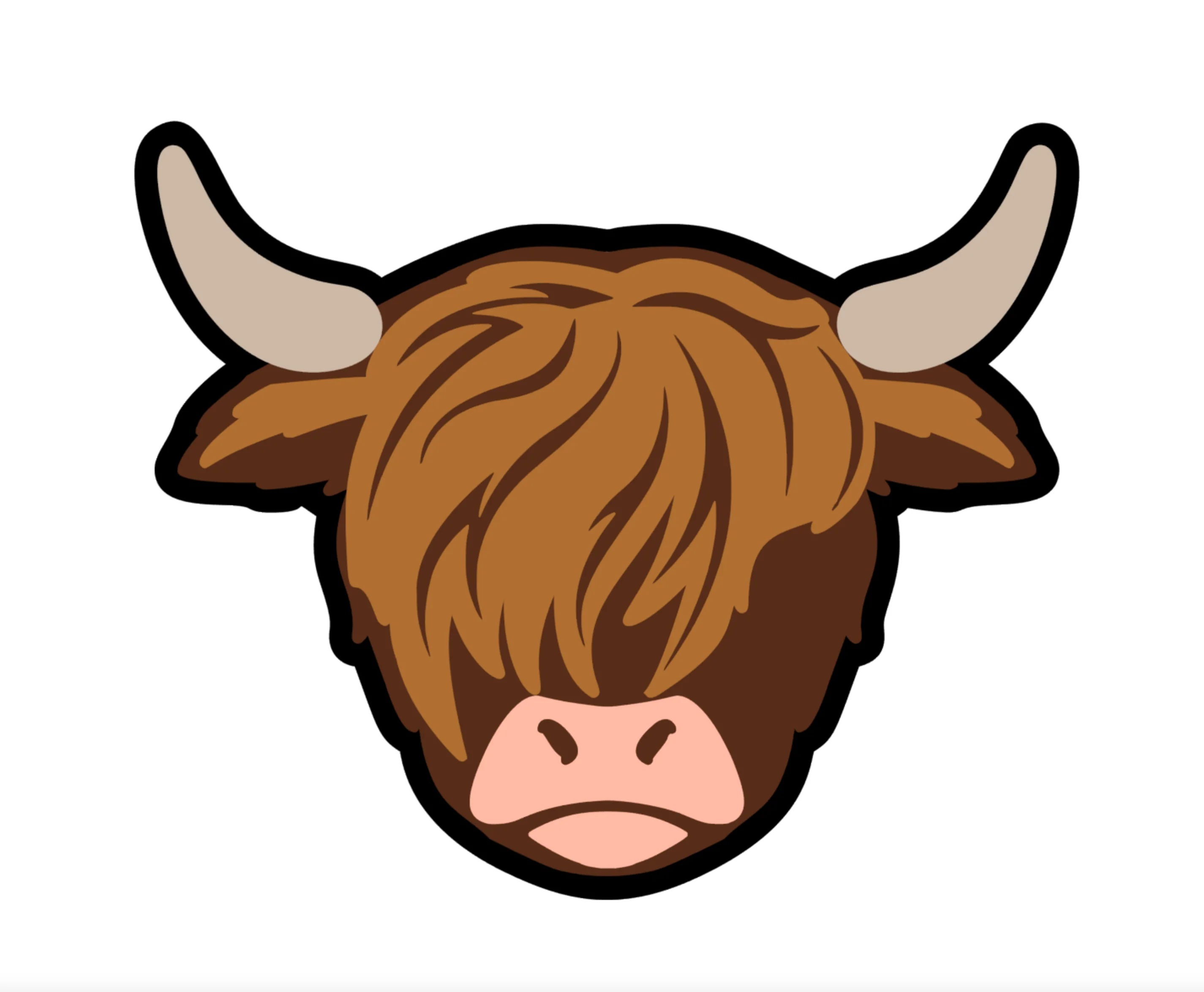 Highland Cow Acrylic Blank