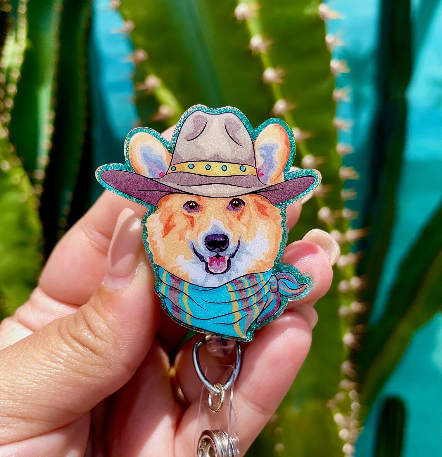 Hipster Corgi Decal & Acrylic Blank COMBO - Image 3