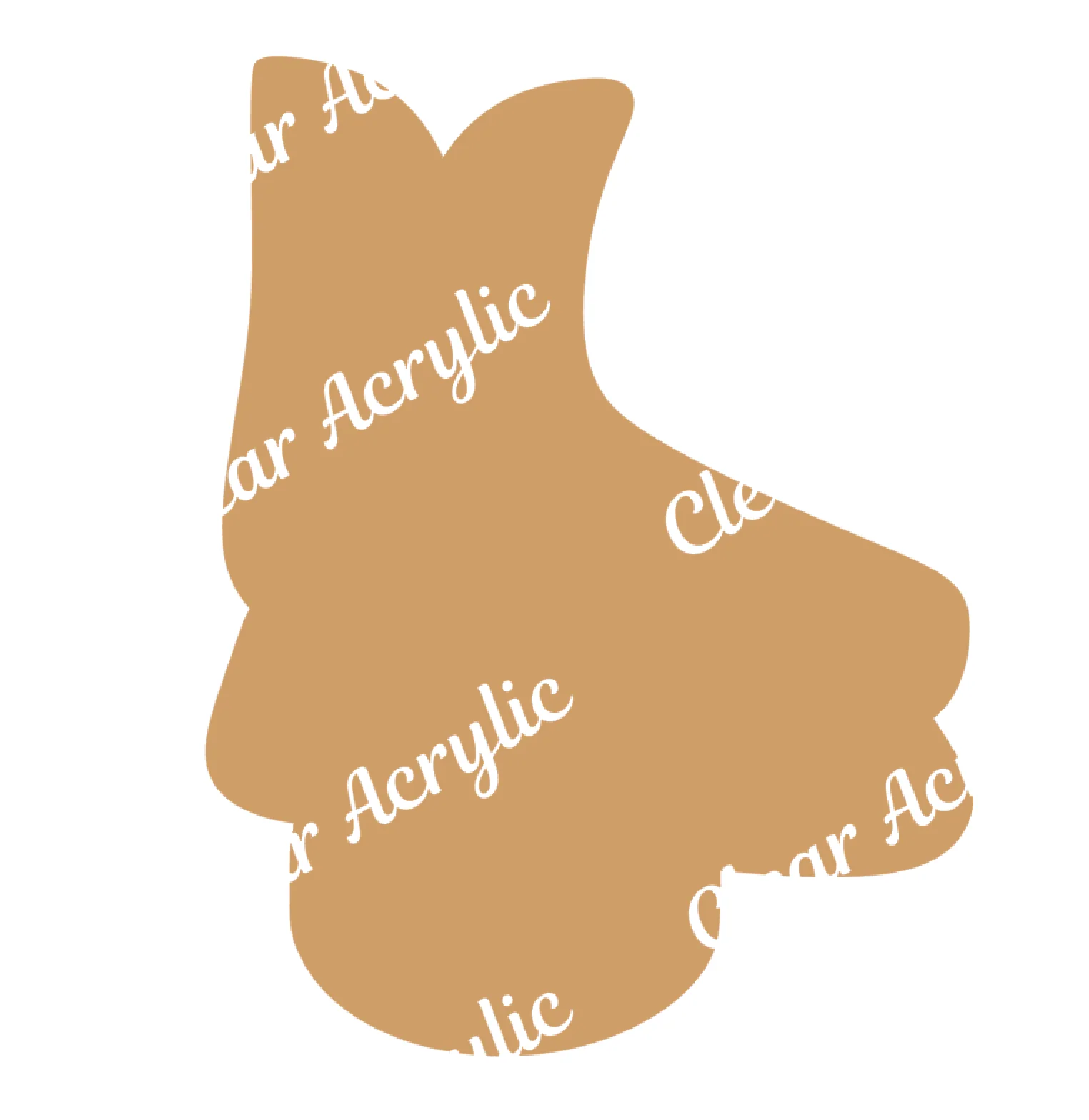 Hockey Skate Puck Acrylic Blank