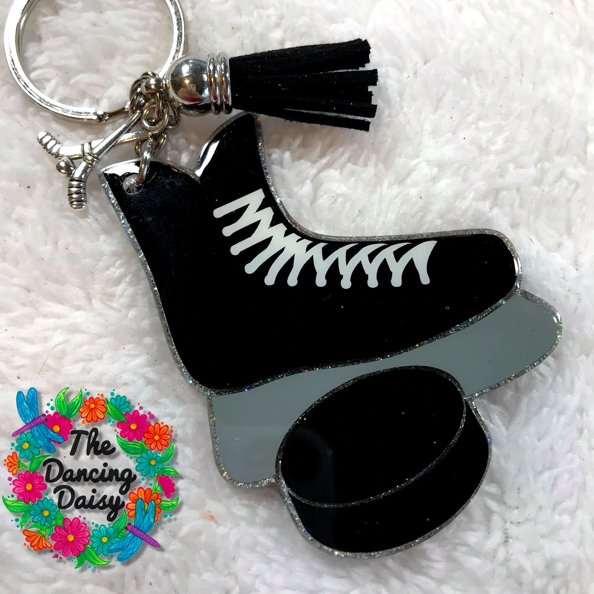 Hockey Skate Puck Acrylic Blank - Image 3