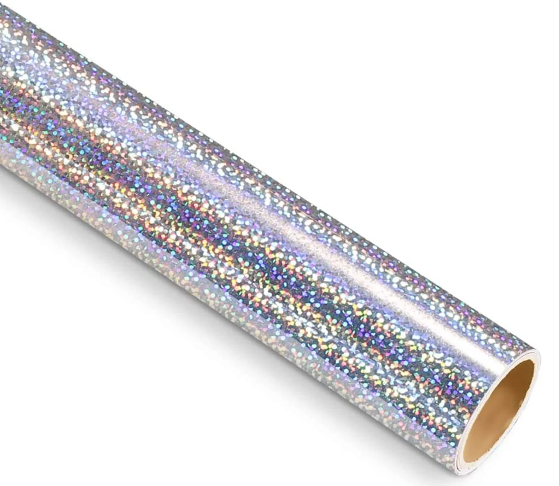 Holographic Sparkle SILVER Adhesive Vinyl