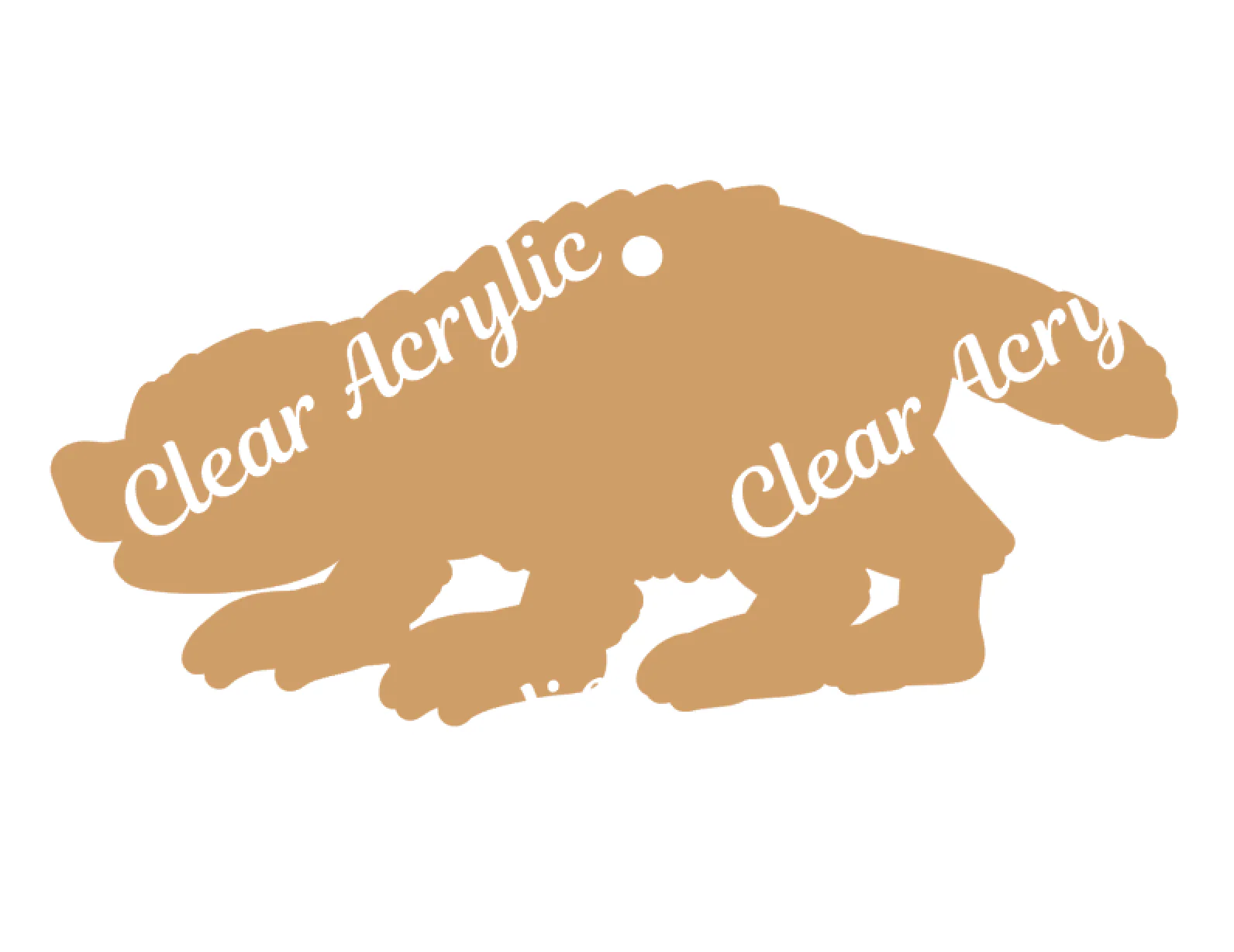 Honey Badger Acrylic Blank