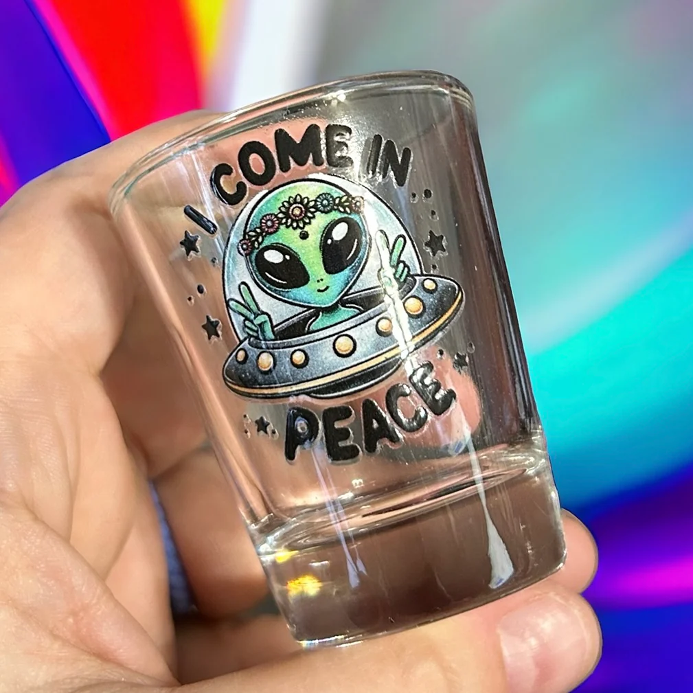 I Come In Peace UV DTF - Image 2