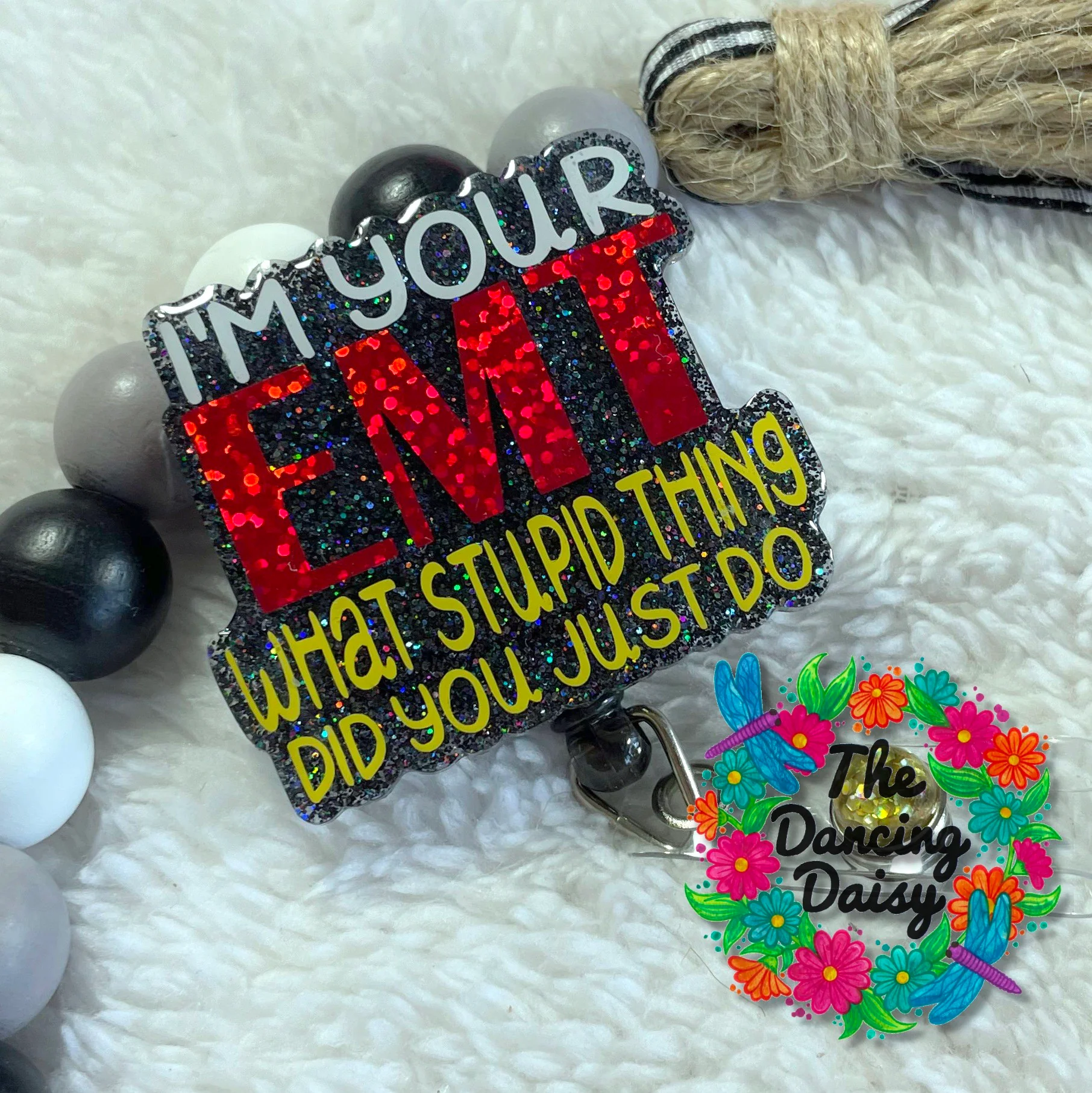 I'm your EMT Badge Reel Blank - Image 2