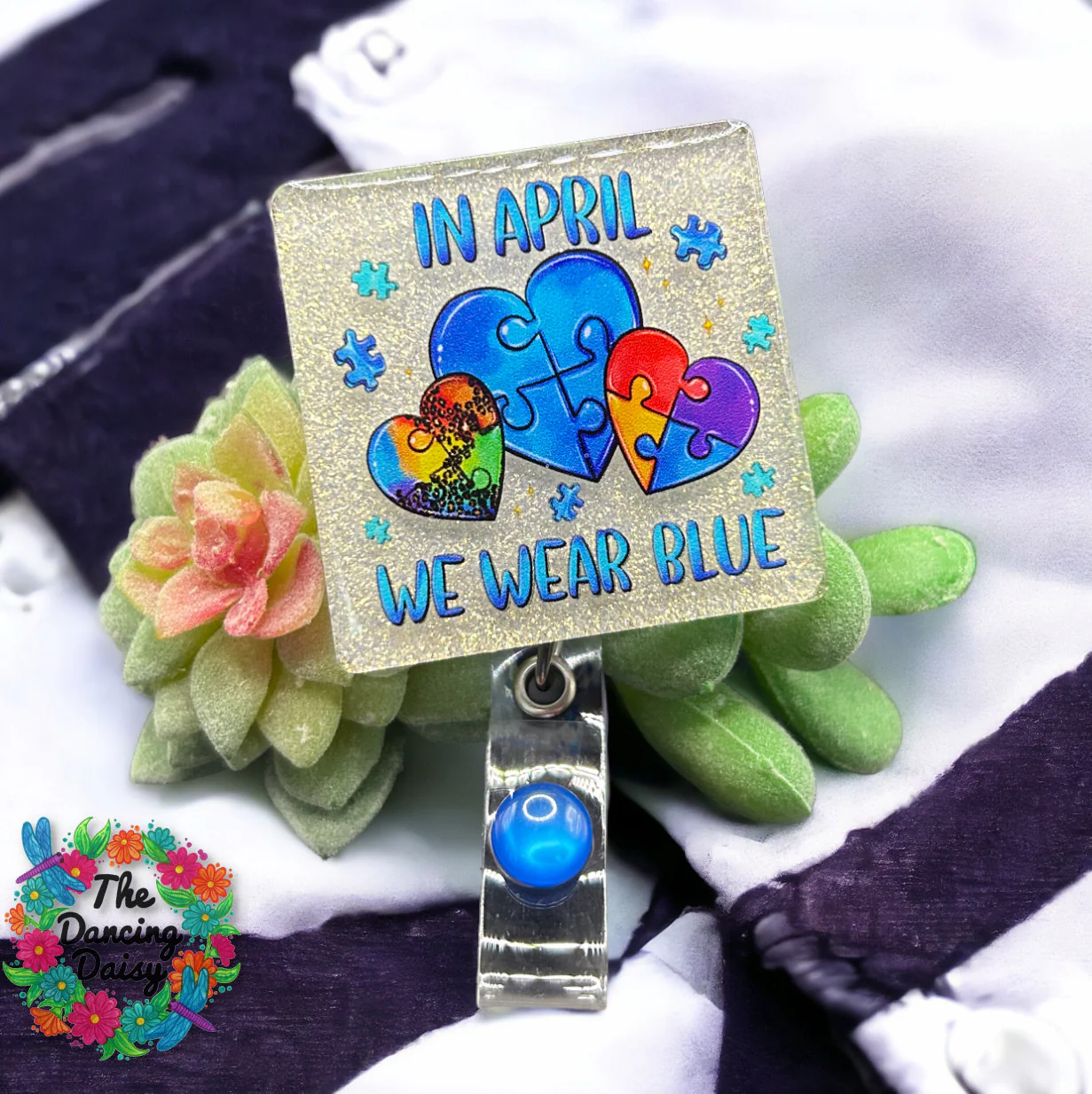 In April We Wear Blue UV DTF - Image 2