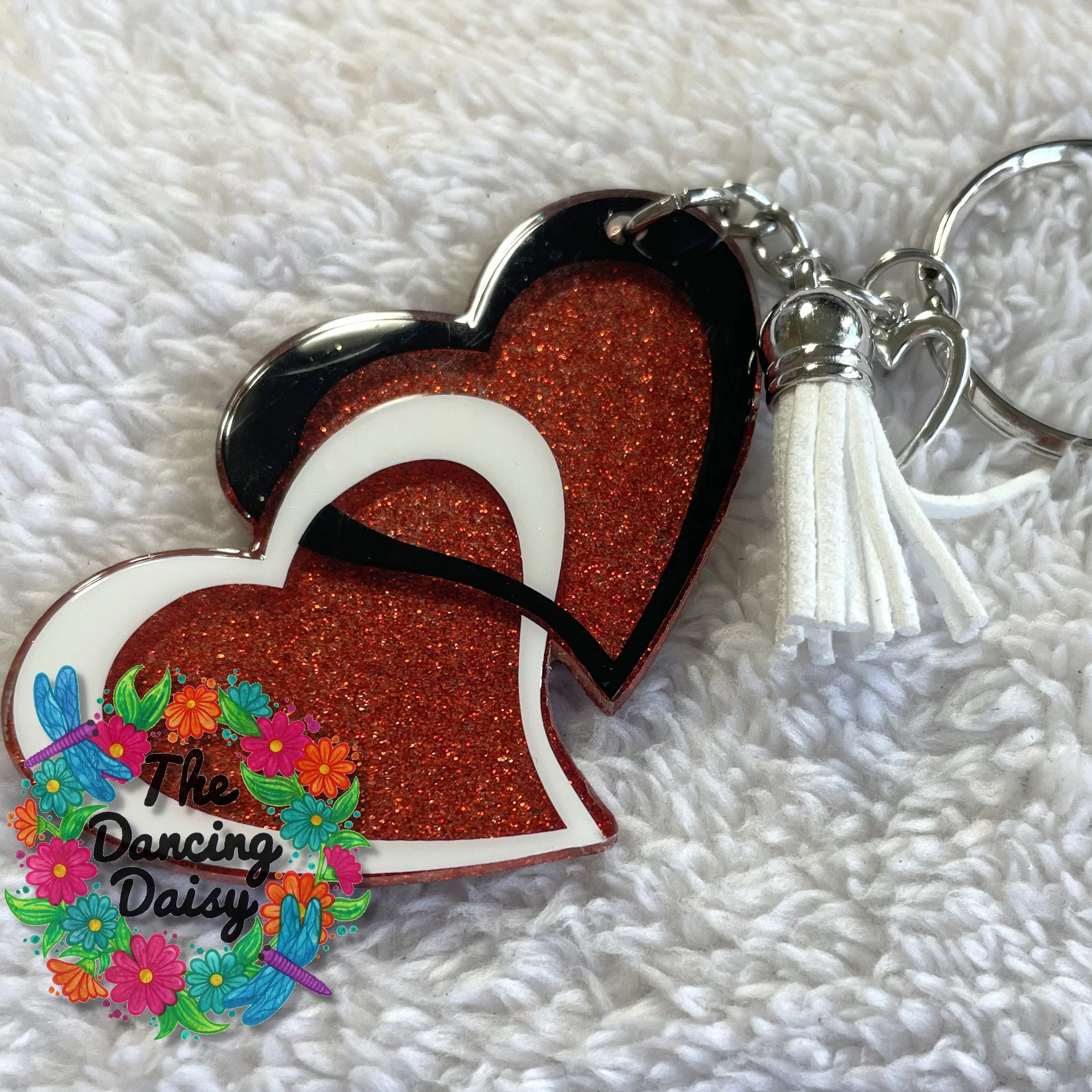 Interlocking Hearts Acrylic Blank - Image 3