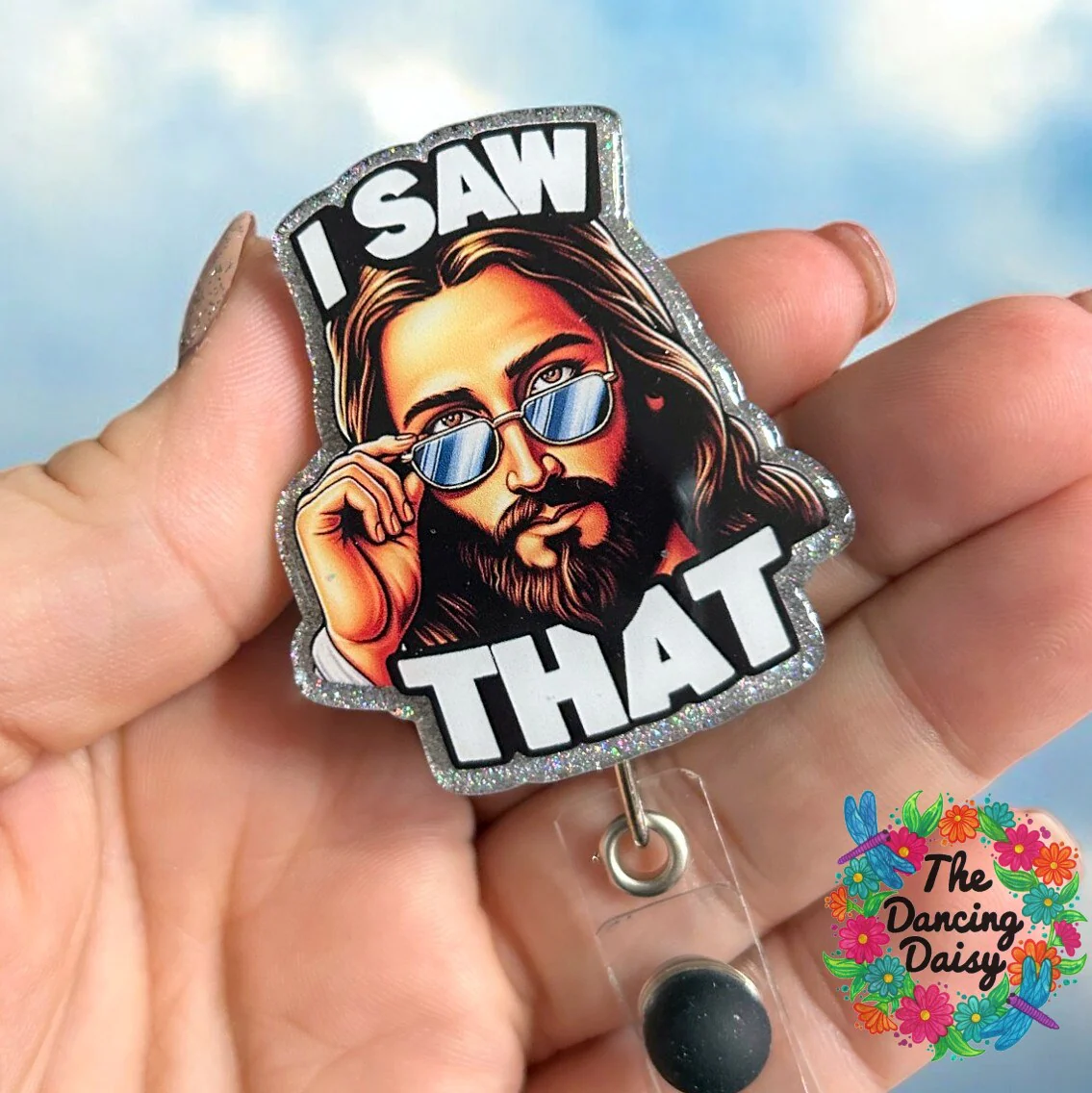 Jesus I Saw That Decal & Acrylic Blank COMBO - Image 2