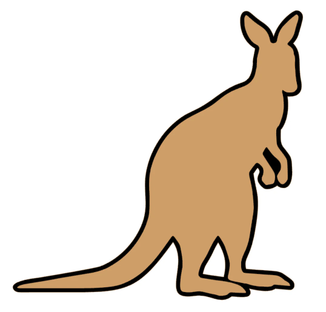 Kangaroo Acrylic Blank - Image 2