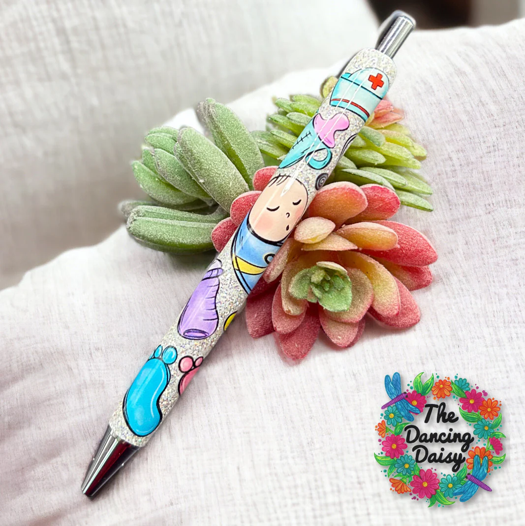 Labor Delivery Pen Wrap UV DTF - Image 3