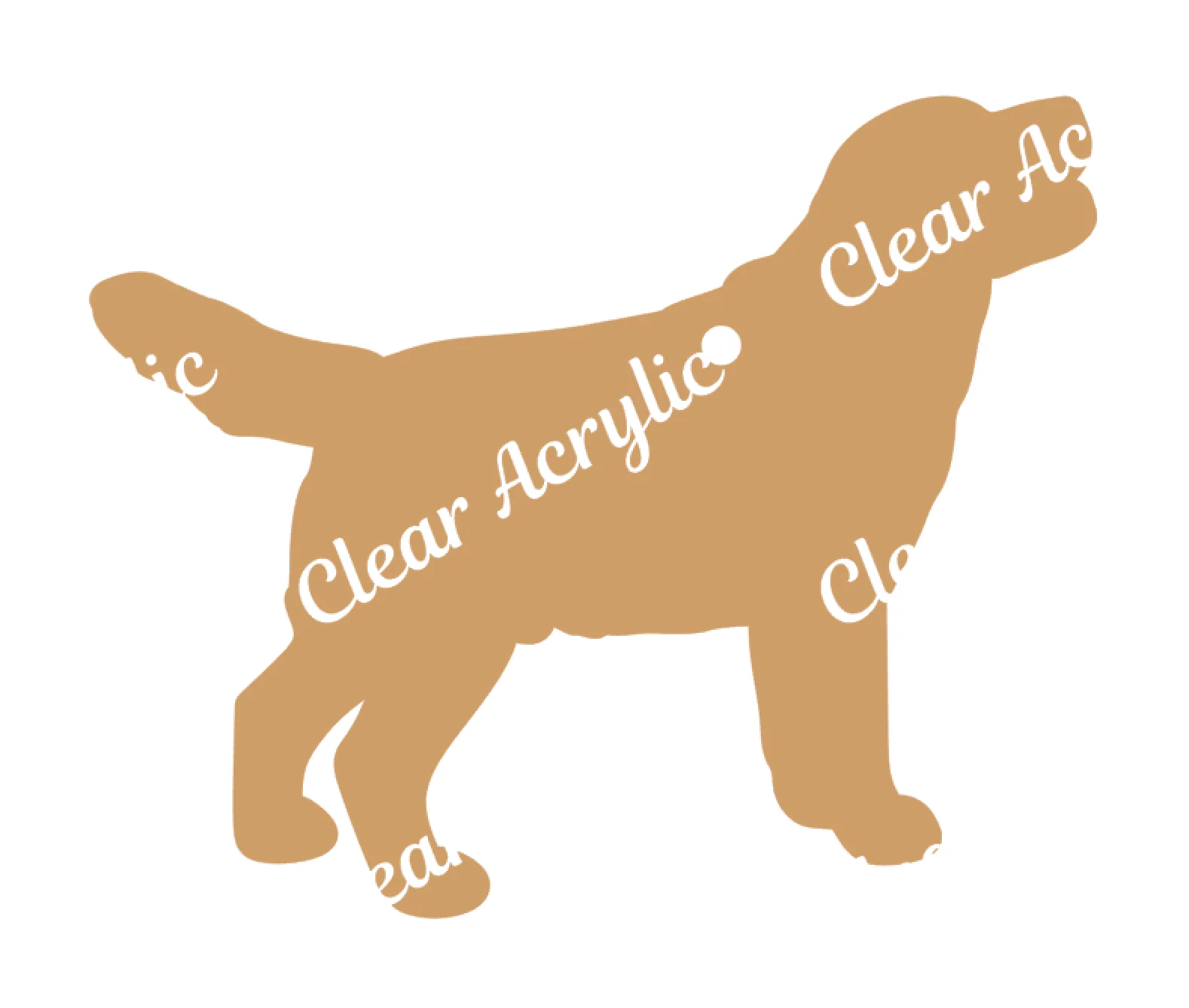 Labrador retriever Profile Acrylic Blank