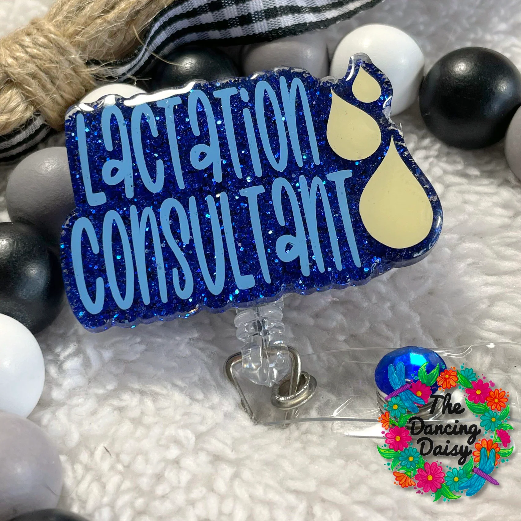 Lactation Consultant Badge Reel Blank - Image 2
