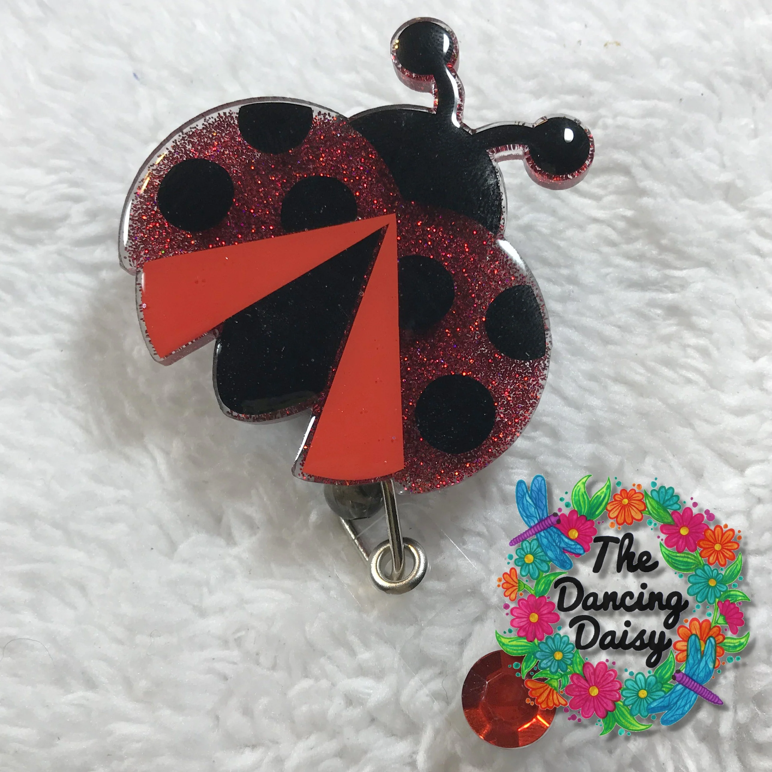 Ladybug #2 Acrylic Blank - Image 3