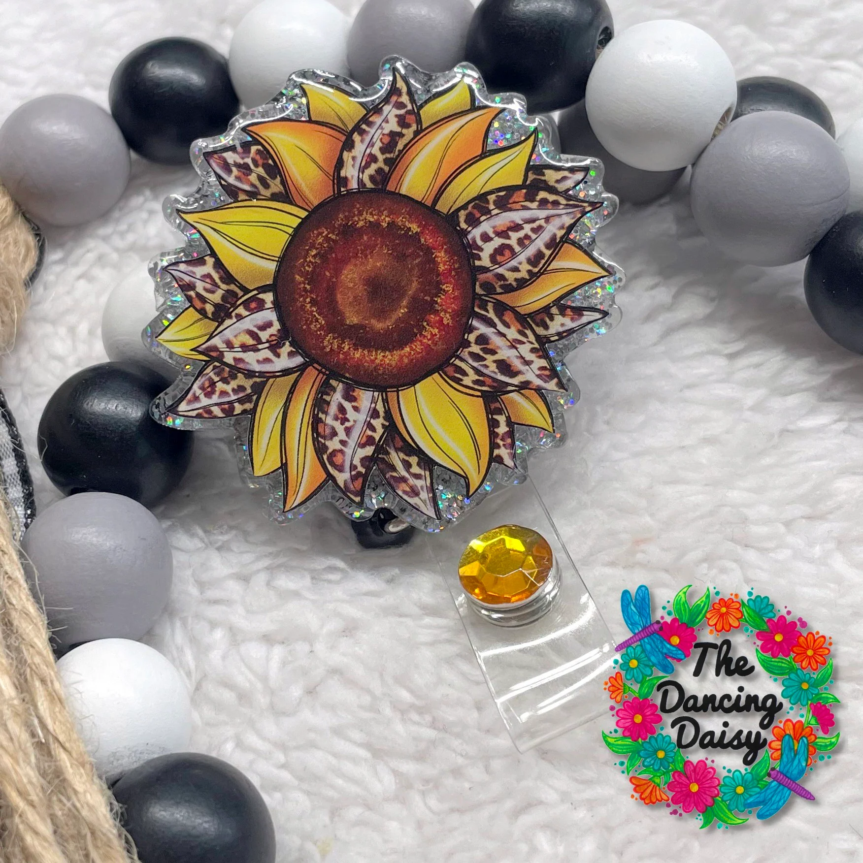 Leopard Sunflower Decal & Acrylic Blank COMBO - Image 2
