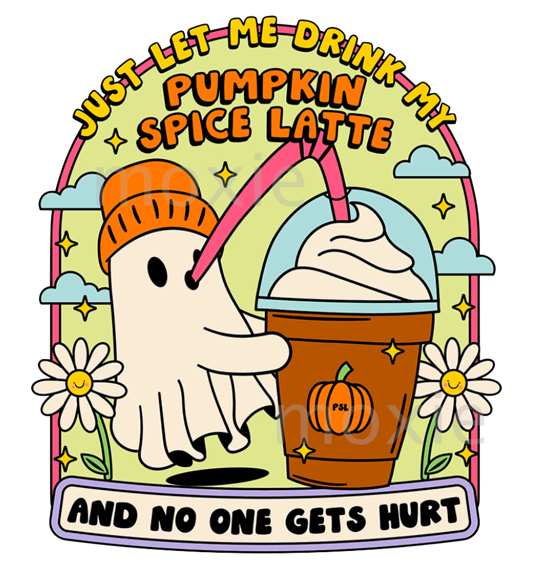 Let Me Drink My Pumpkin Spice Decal & Acrylic Blank COMBO