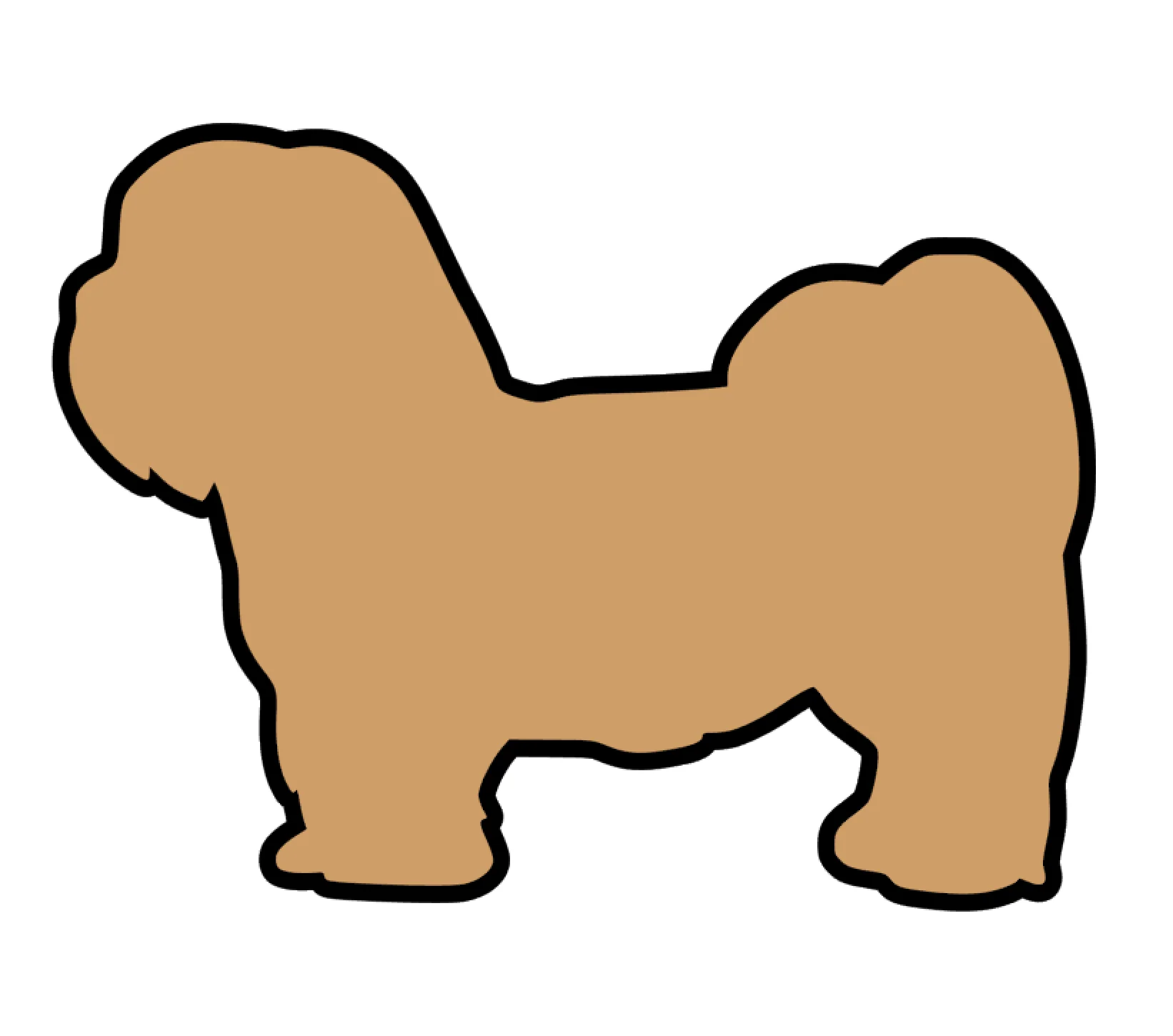 Lhasa Apso Acrylic Blank - Image 2