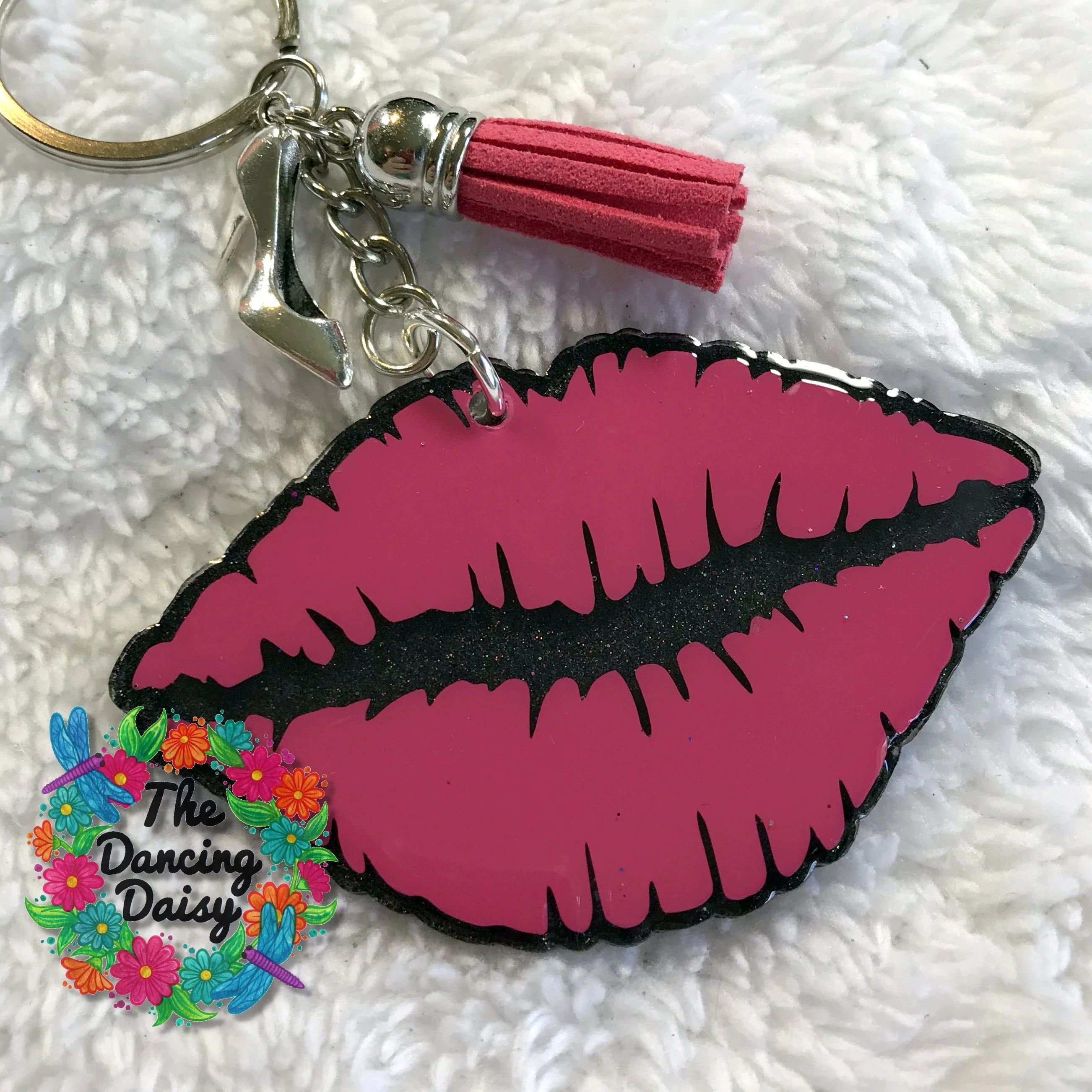 Lips Lipstick Print Acrylic Blank - Image 3