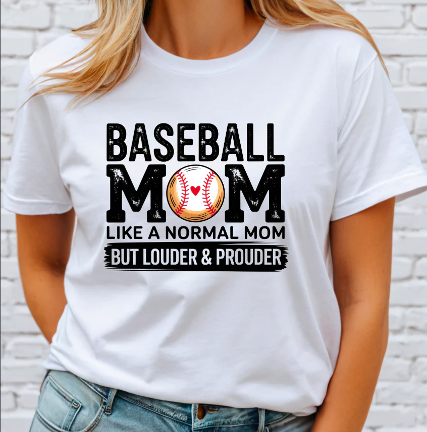Loud Baseball MOM DTF Transfer