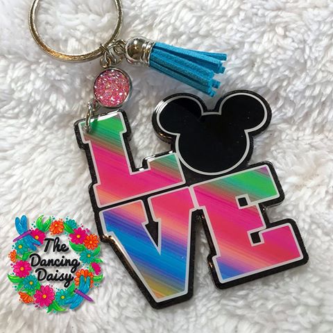 Love Mouse Ears Acrylic Blank - Image 4