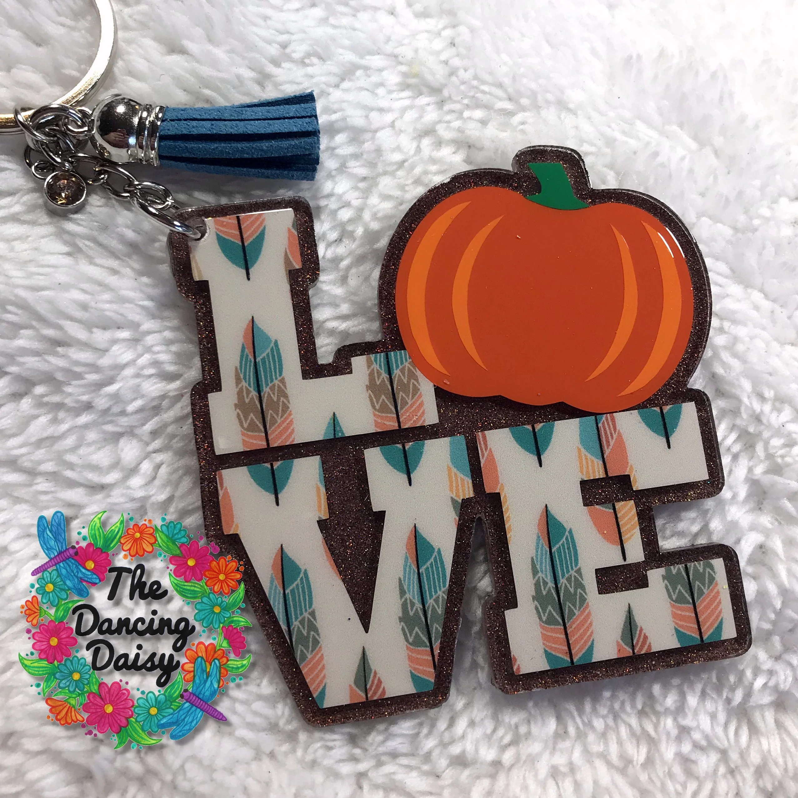 LOVE Pumpkin Acrylic Blank - Image 3