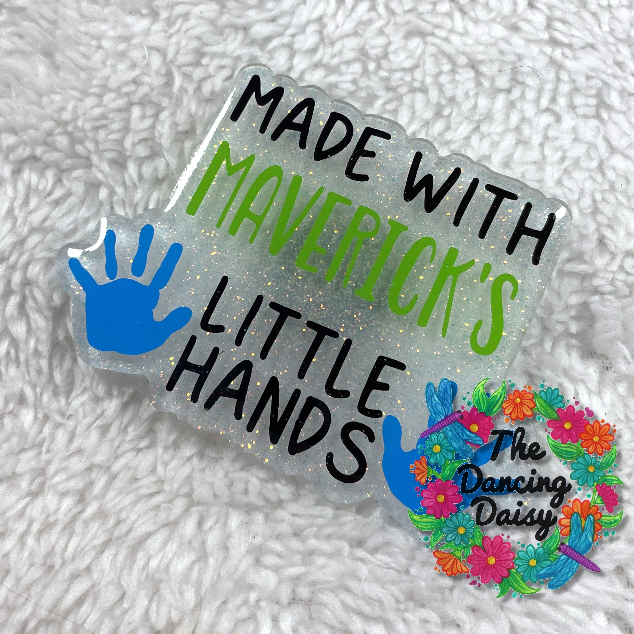 Made With Little Hands Acrylic Blank - Image 2