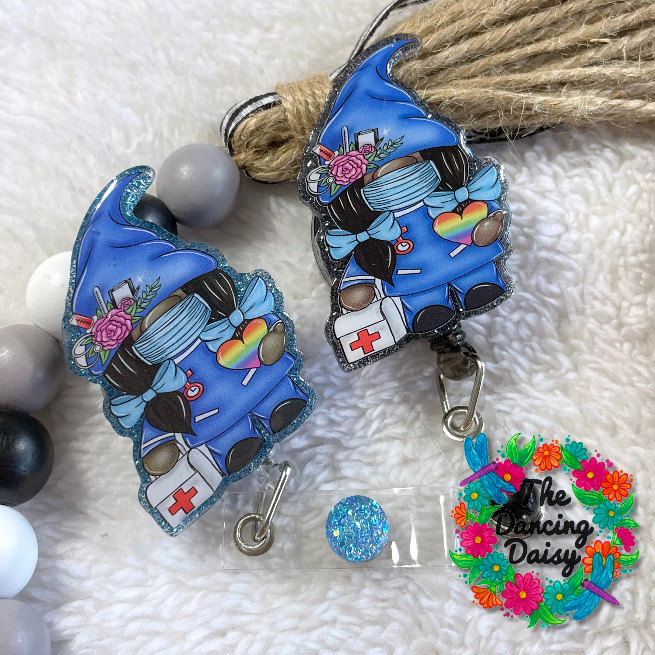 Medic Nurse Gnome Decal & Acrylic Blank COMBO - Image 2