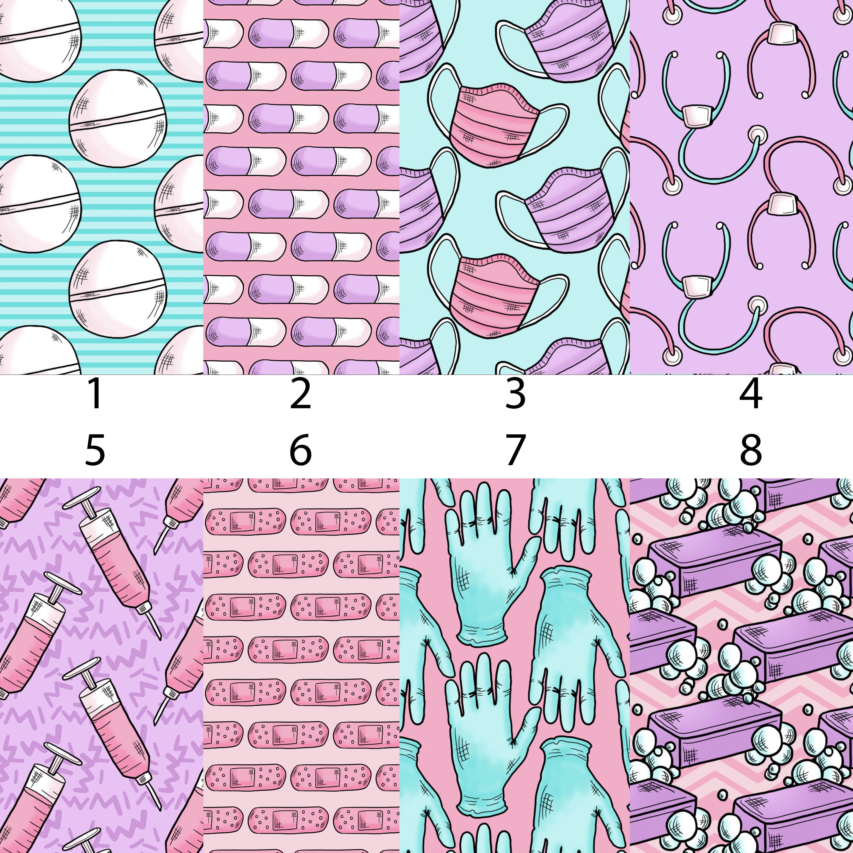 Medical Pastel Paper Vinyl