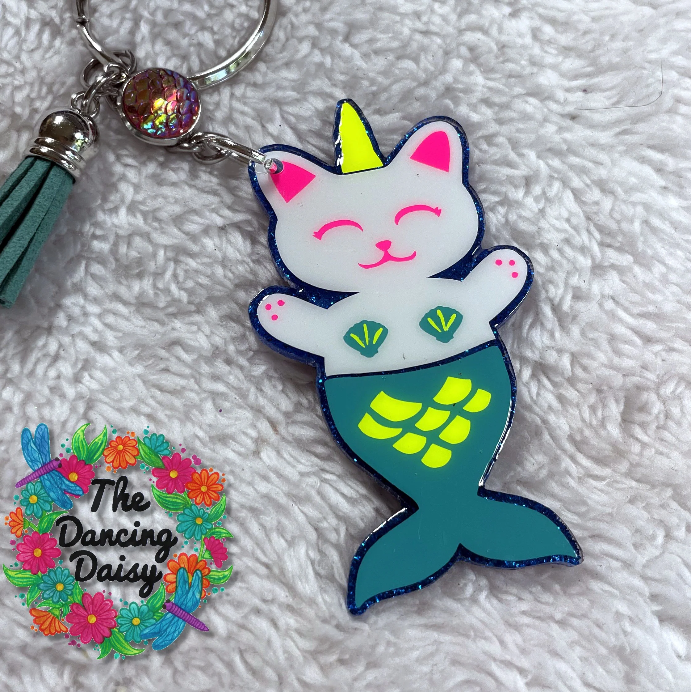 Mermaid Caticorn Acrylic Blank - Image 3