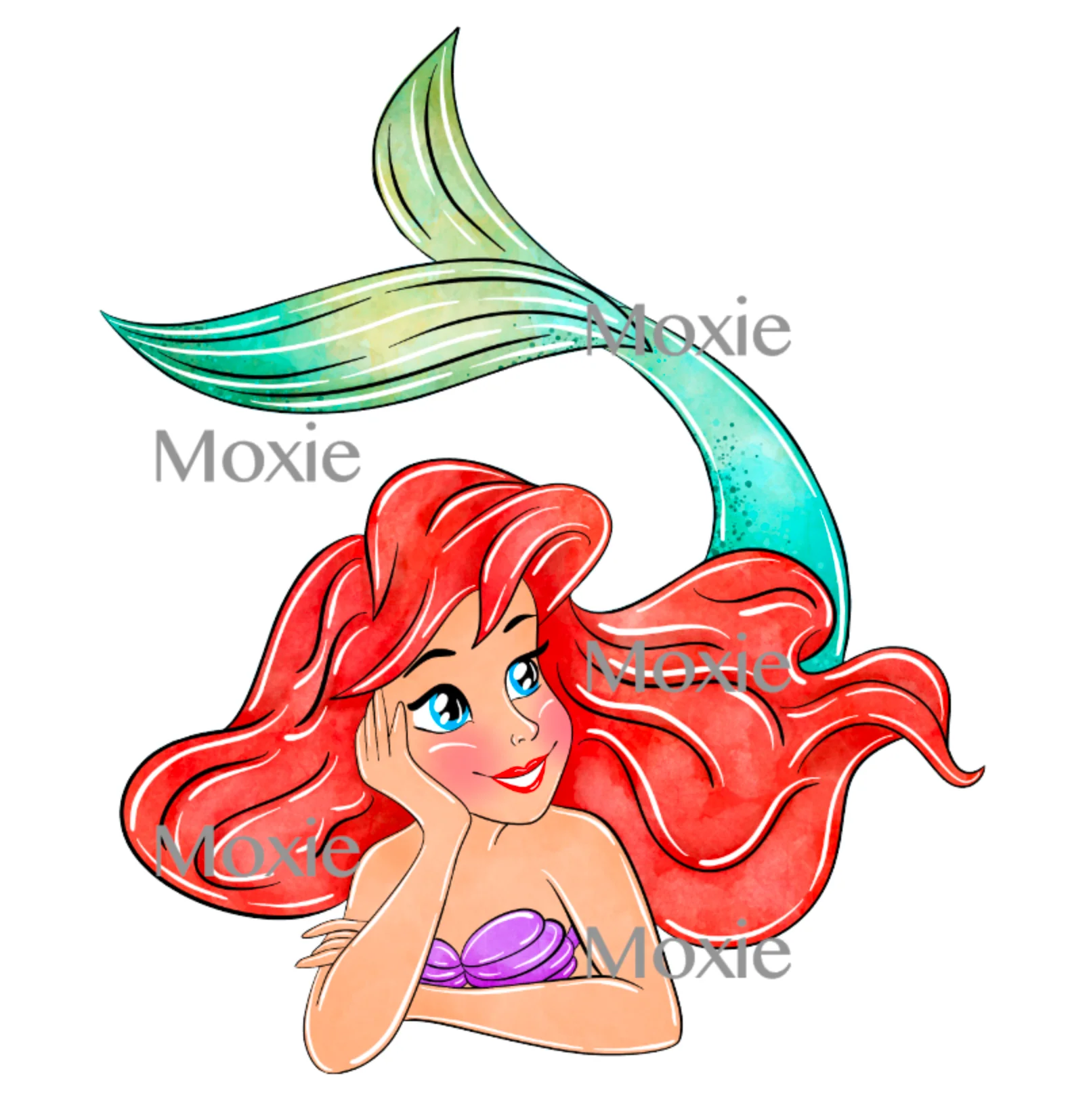 Ariel Decal & Acrylic Blank COMBO