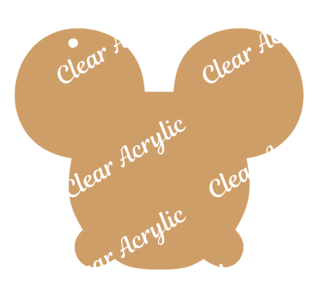 Mickey Pretzel Acrylic Blank