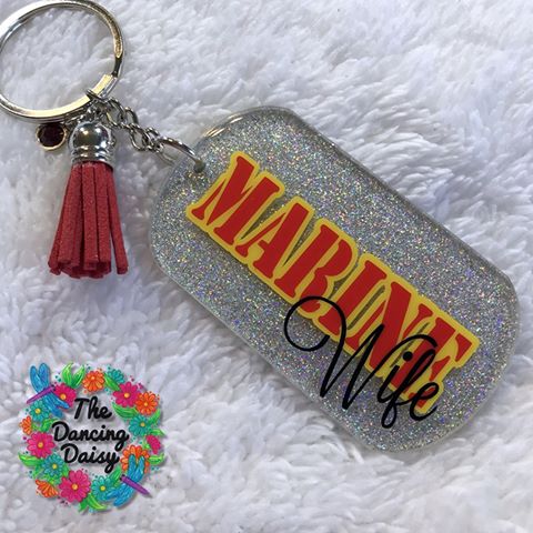 Military Dog Tag Acrylic Blank - Image 3
