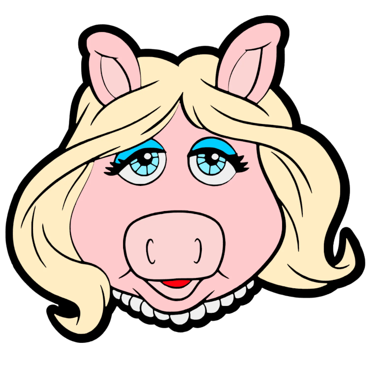 Miss Piggy Acrylic Blank - Image 2