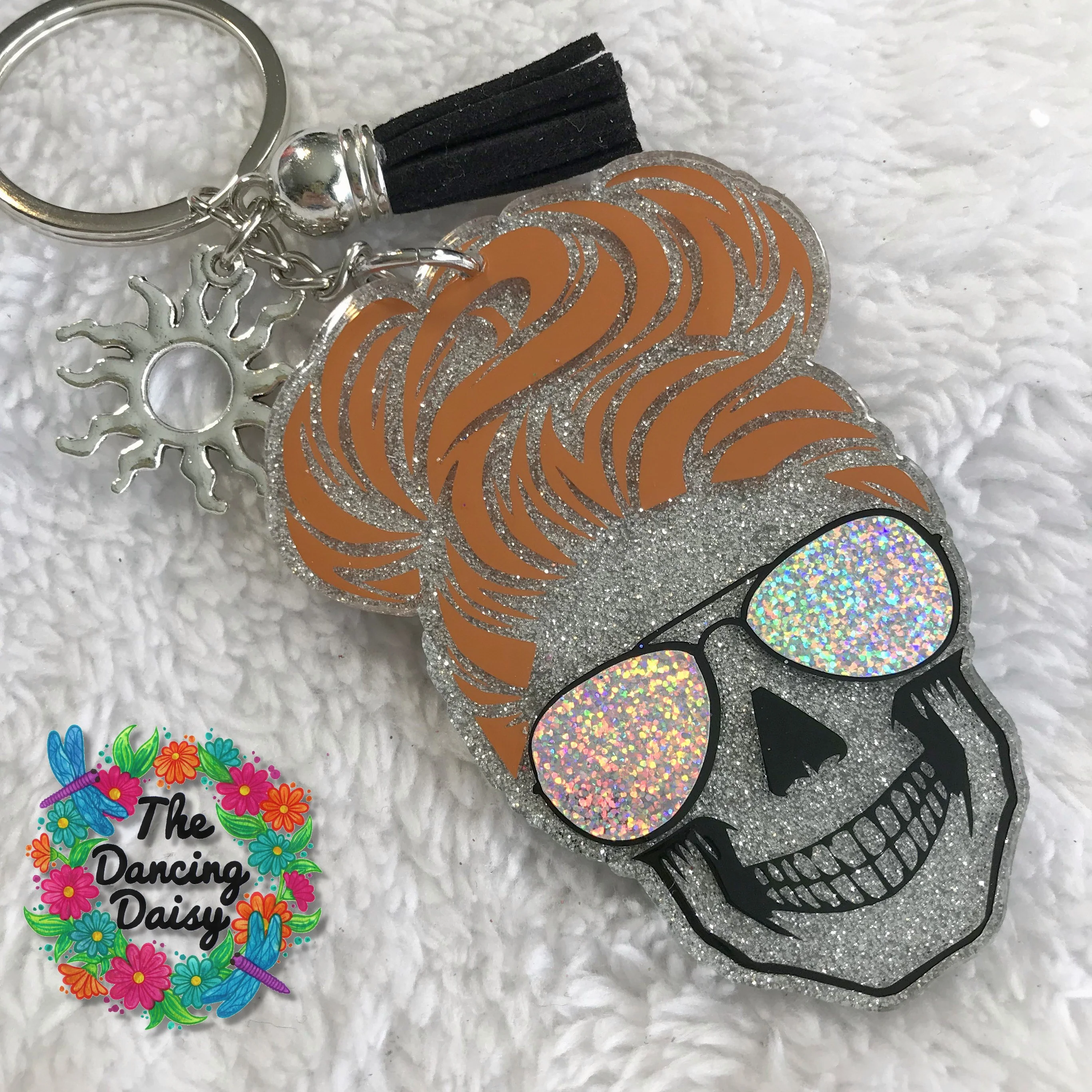 Mom Skull with Shades Acrylic Blank - Image 3
