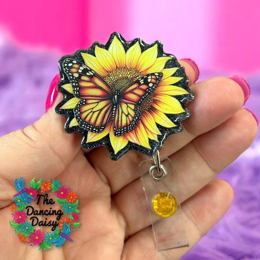Monarch Sunflower Decal & Acrylic Blank COMBO - Image 2