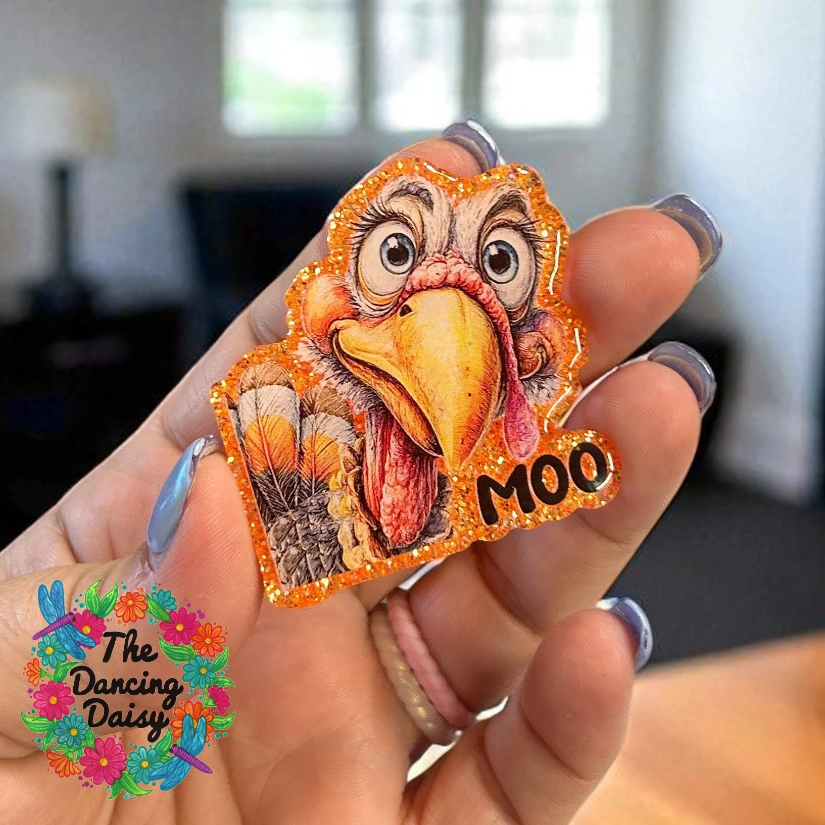 Moo Turkey Decal & Acrylic Blank COMBO - Image 2
