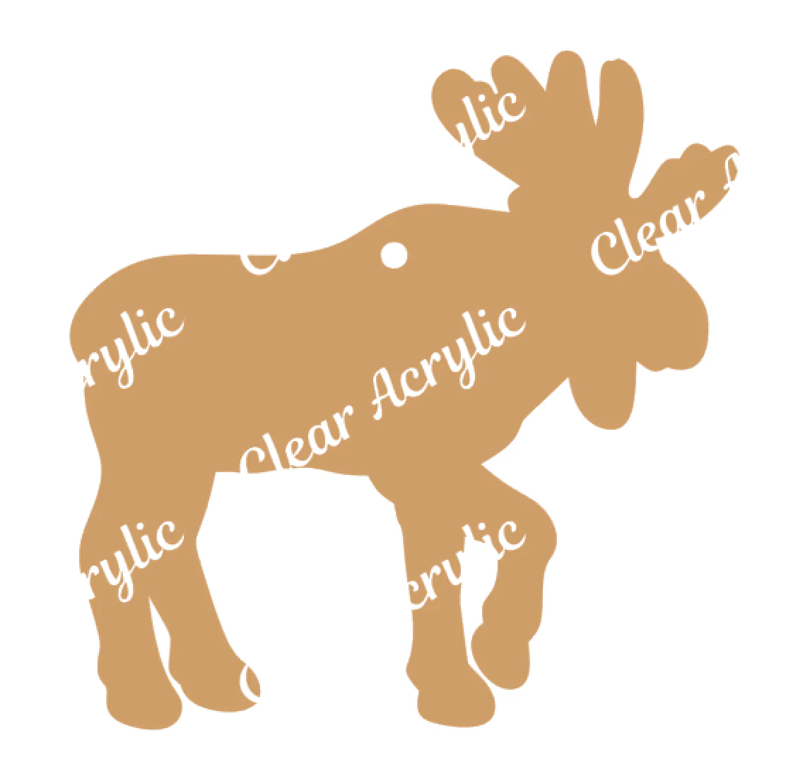 Moose Acrylic Blank