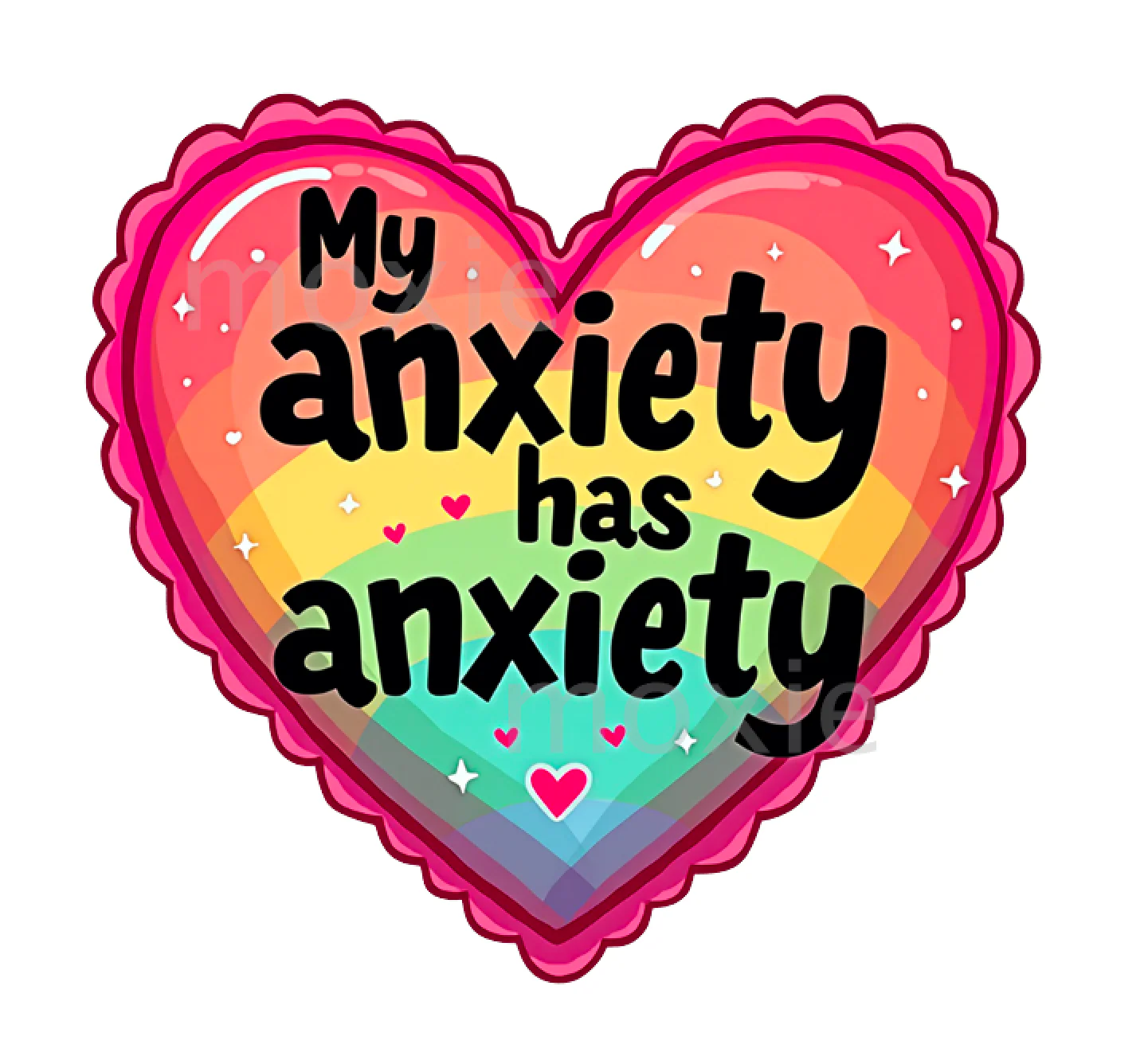 My Anxiety Has Anxiety Decal & Acrylic Blank COMBO