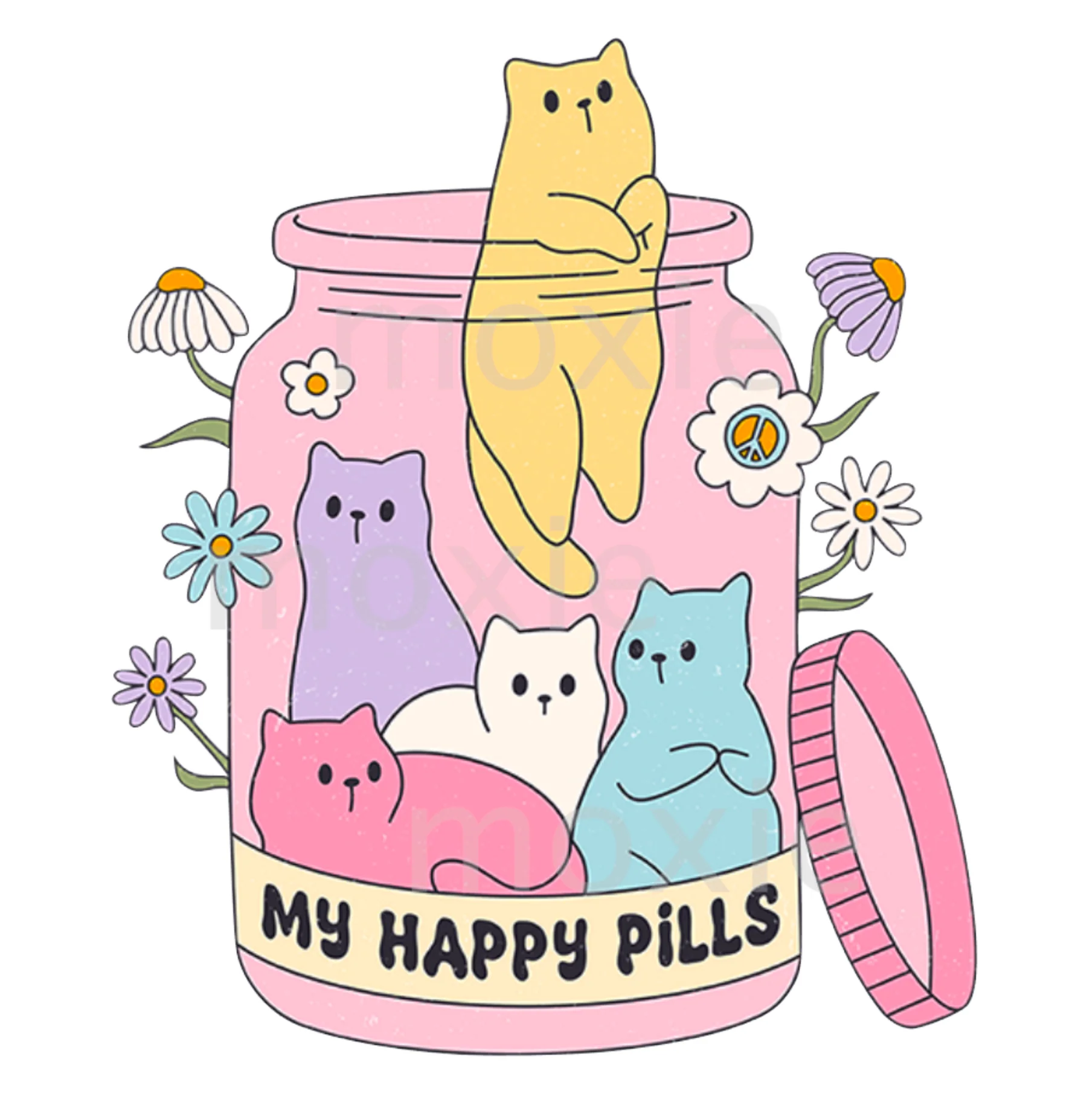 My Happy Pills Decal & Acrylic Blank COMBO