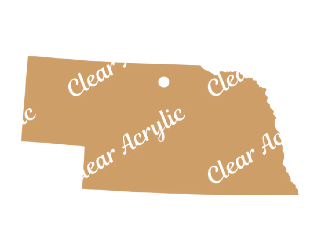 Nebraska State Acrylic Blank
