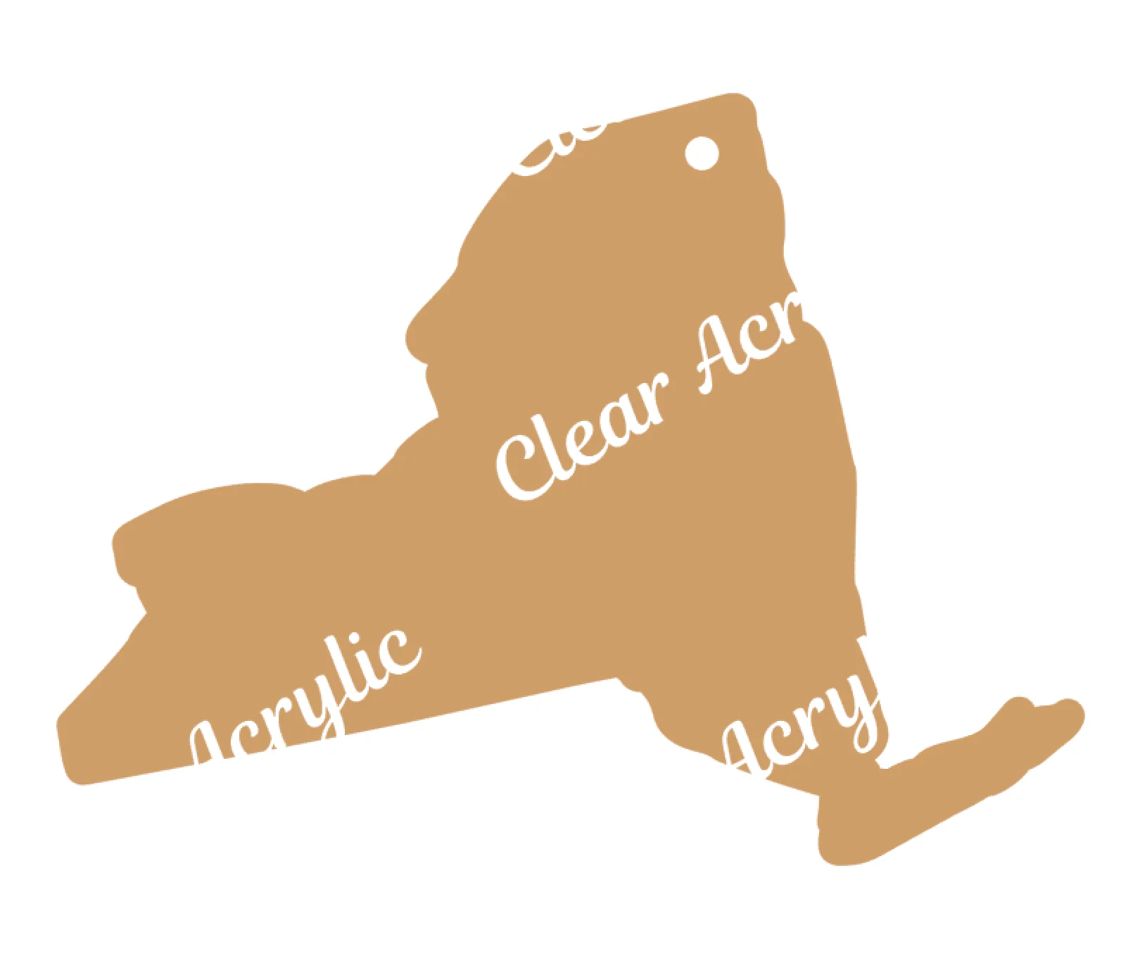 New York State Acrylic Blank