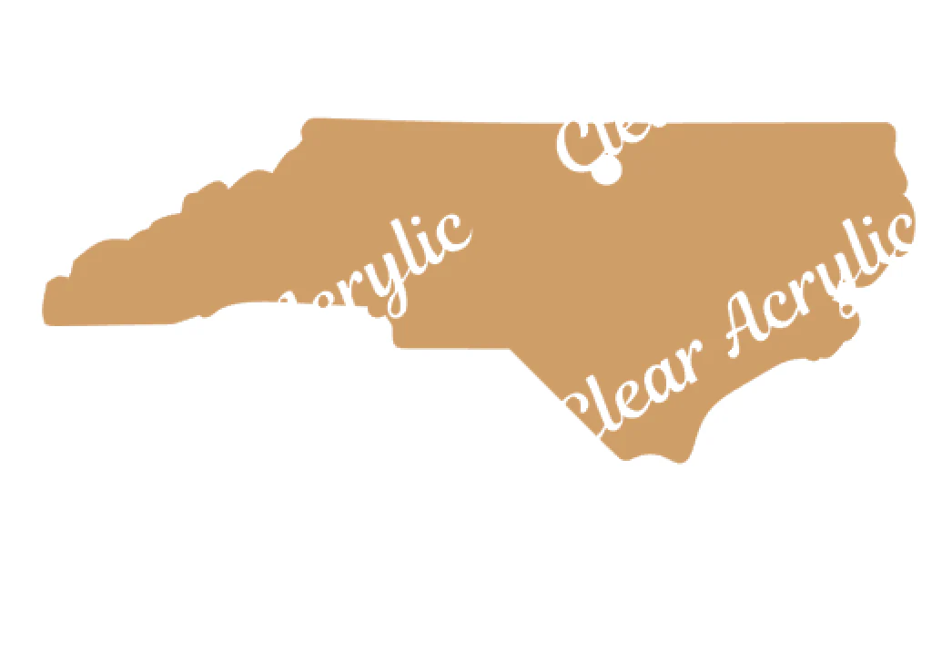 North Carolina State Acrylic Blank